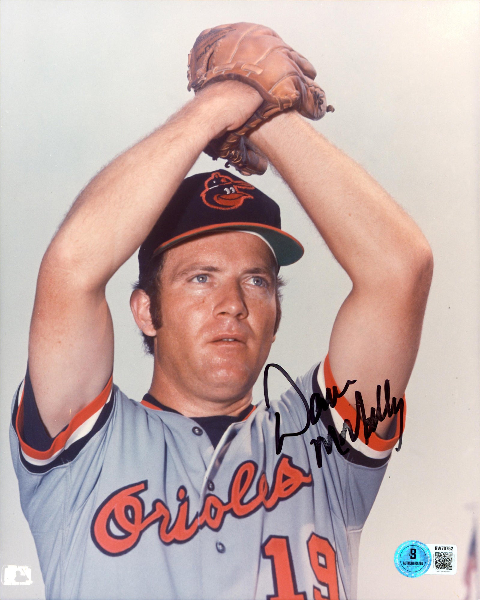 Orioles Dave McNally Authentic Signed 8x10 Photo Autographed BAS #BW70752