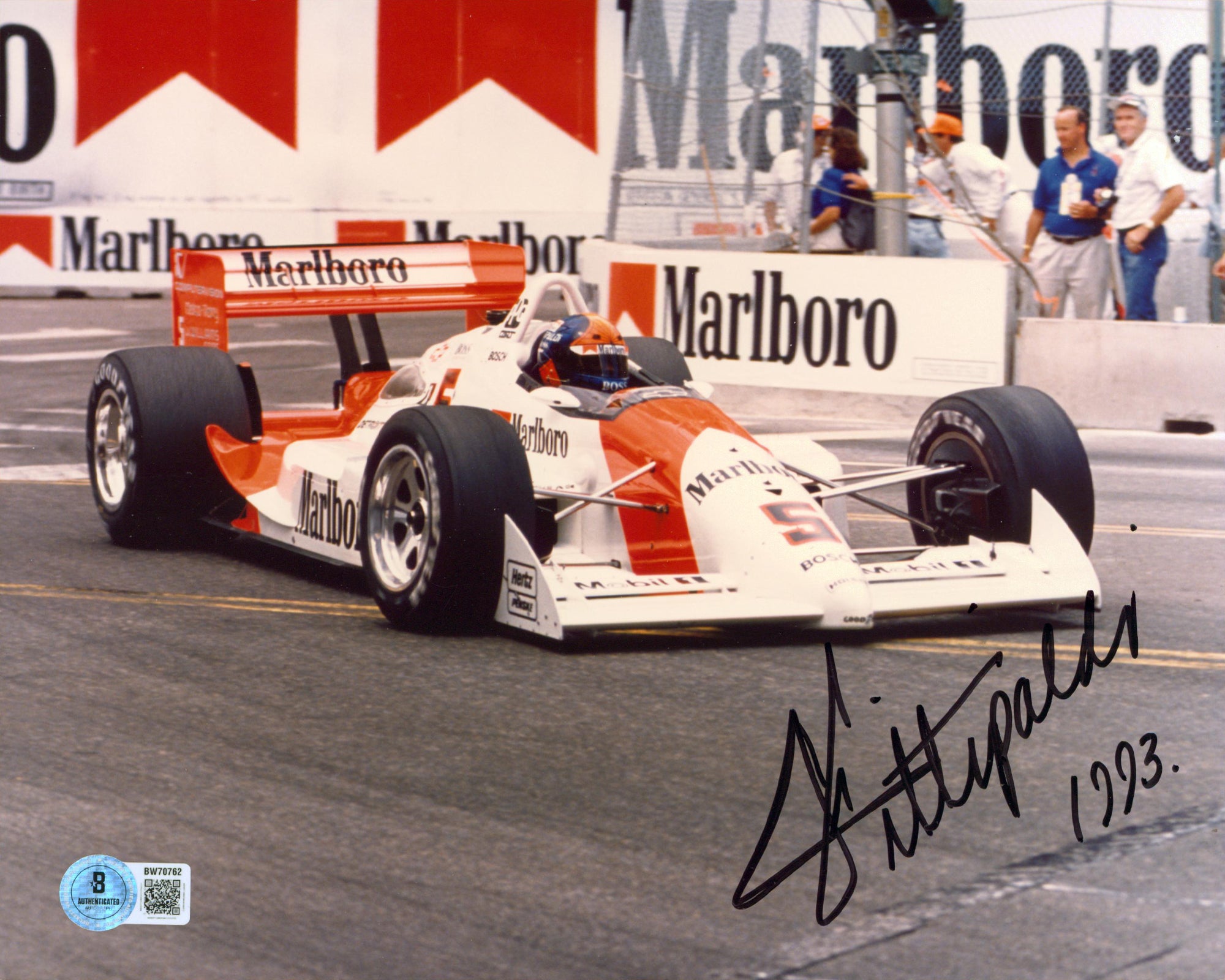 Emerson Fittipaldi Indycar Authentic Signed 8x10 Photo Autographed BAS #BW70762