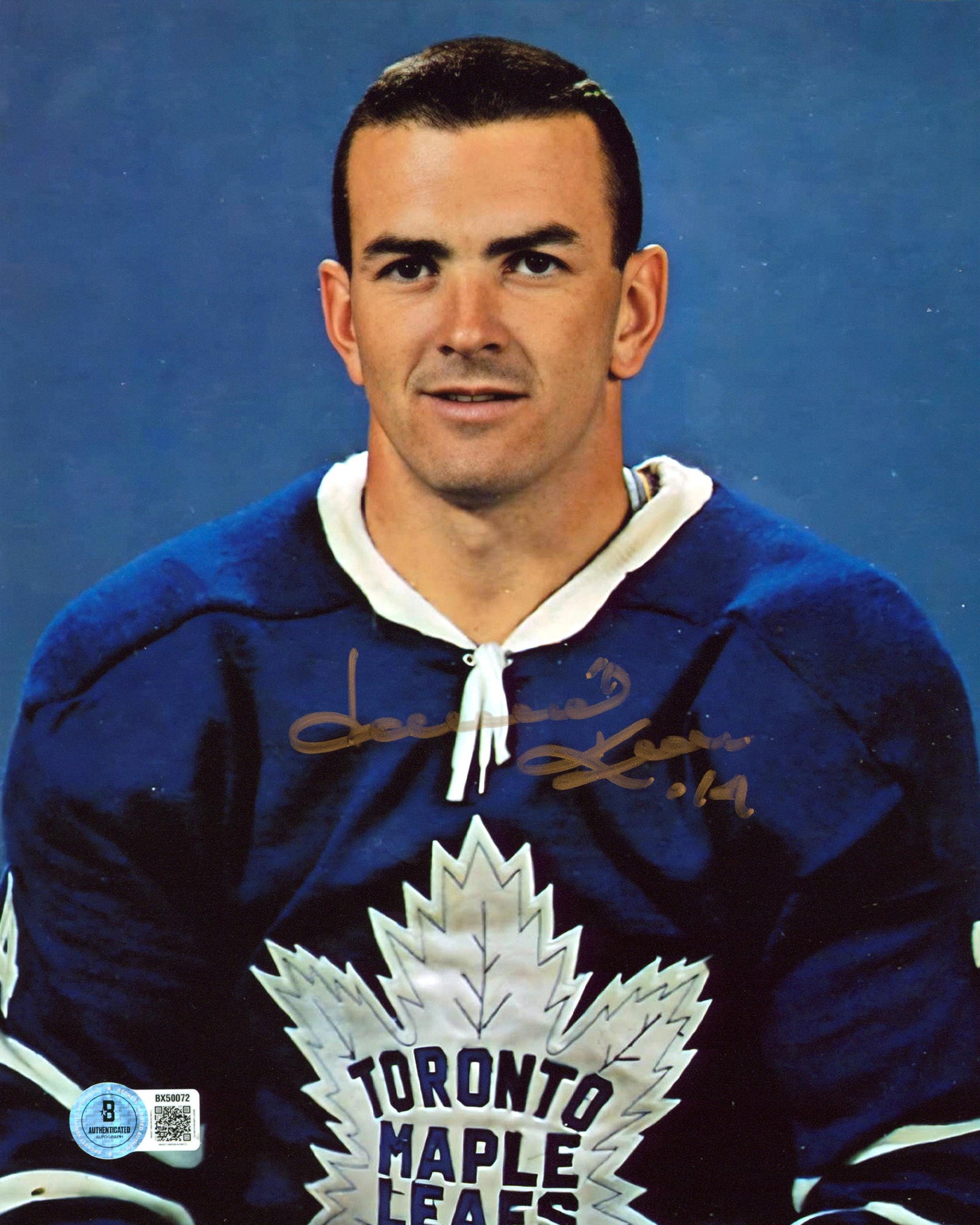 Maple Leafs Dave Keon Authentic Signed 8x10 Vertical Photo Autographed BAS 7