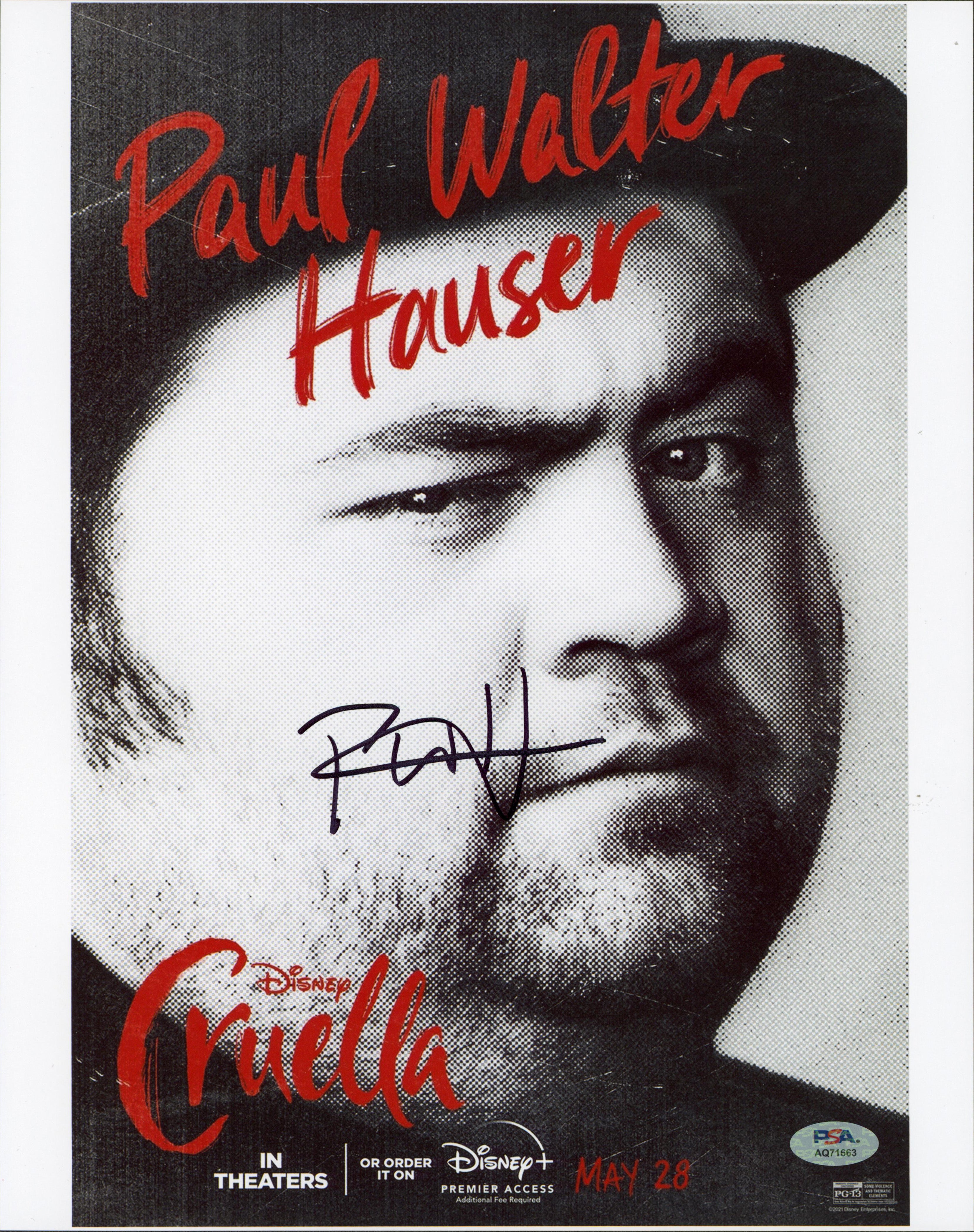 Paul Walter Hauser Cruella Authentic Signed 11x14 Vertical Photo PSA #AQ71663
