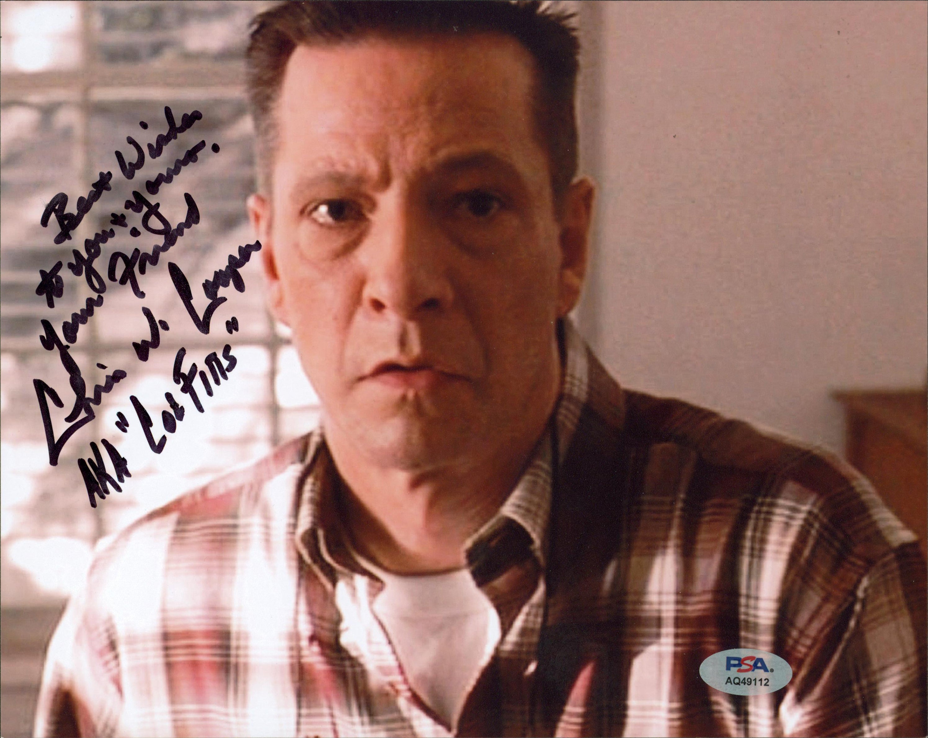 Chris Cooper American Beauty "w/Insc" Authentic Signed 8x10 Photo PSA #AQ49112