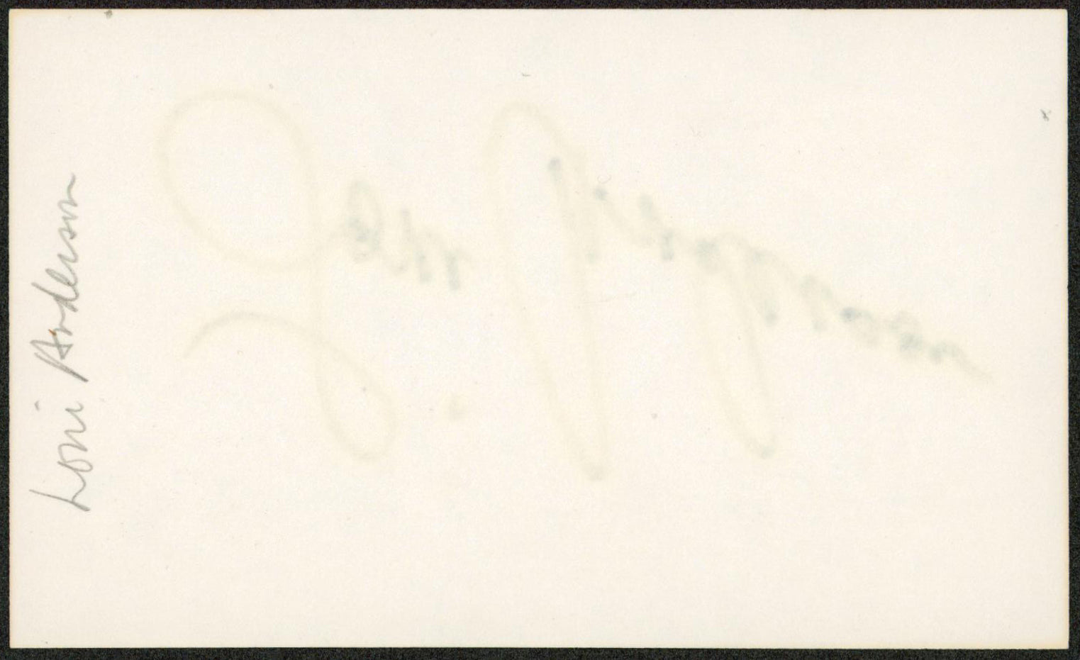 Loni Anderson WKRP in Cincinnati Authentic Signed 3x5 Index Card PSA #AQ49666