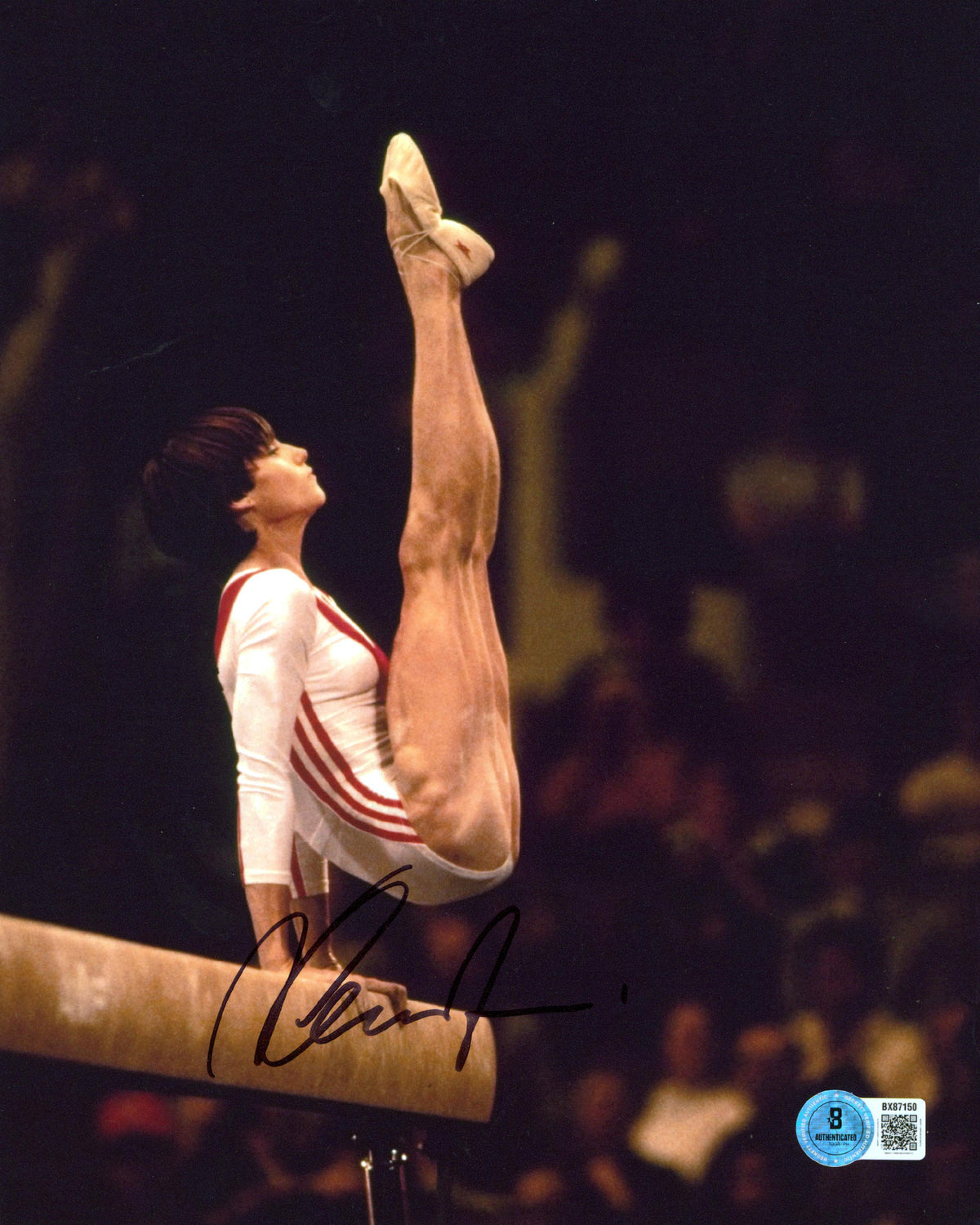 Nadia Comaneci Authentic Signed 8x10 Vertical Photo Autographed BAS 3