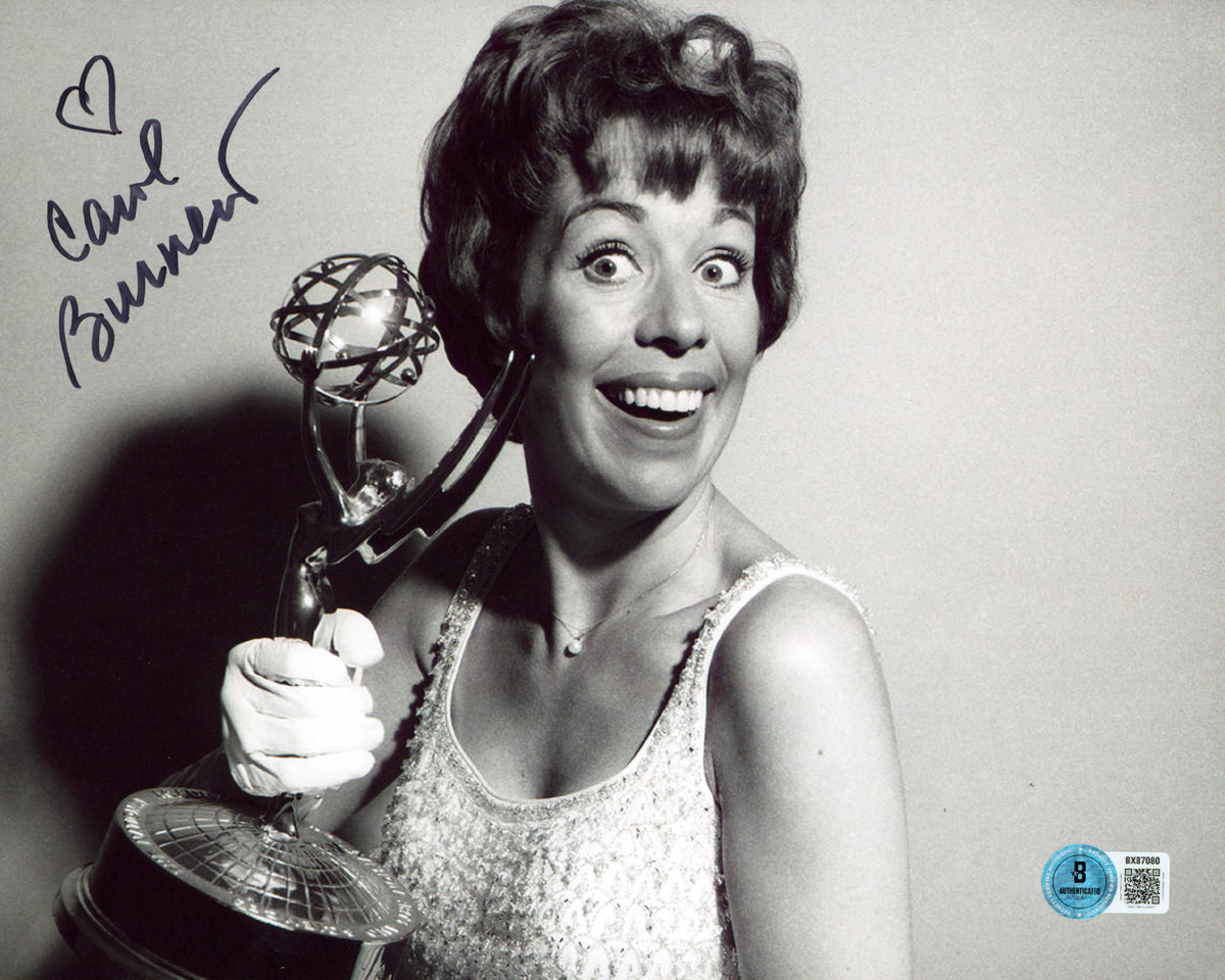 Carol Burnett Authentic Signed 8x10 Horizontal Photo Autographed BAS 2
