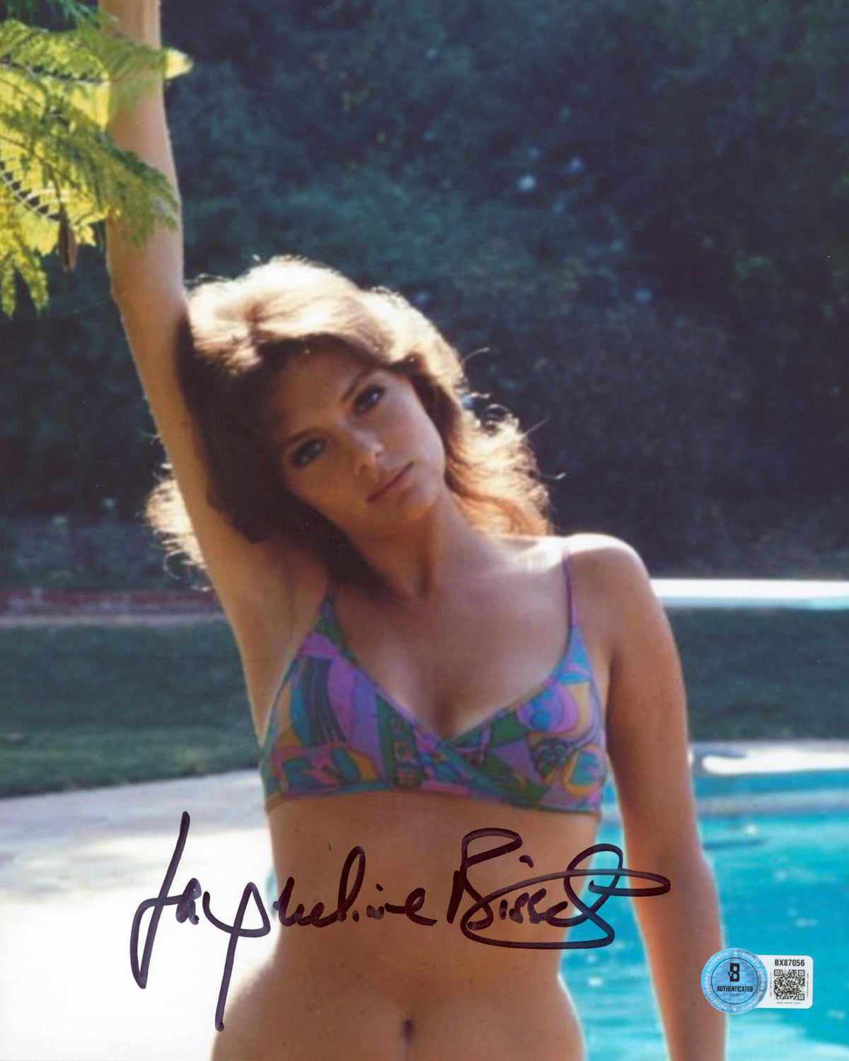 Jacqueline Bisset The Deep Authentic Signed 8x10 Vertical Photo BAS 9
