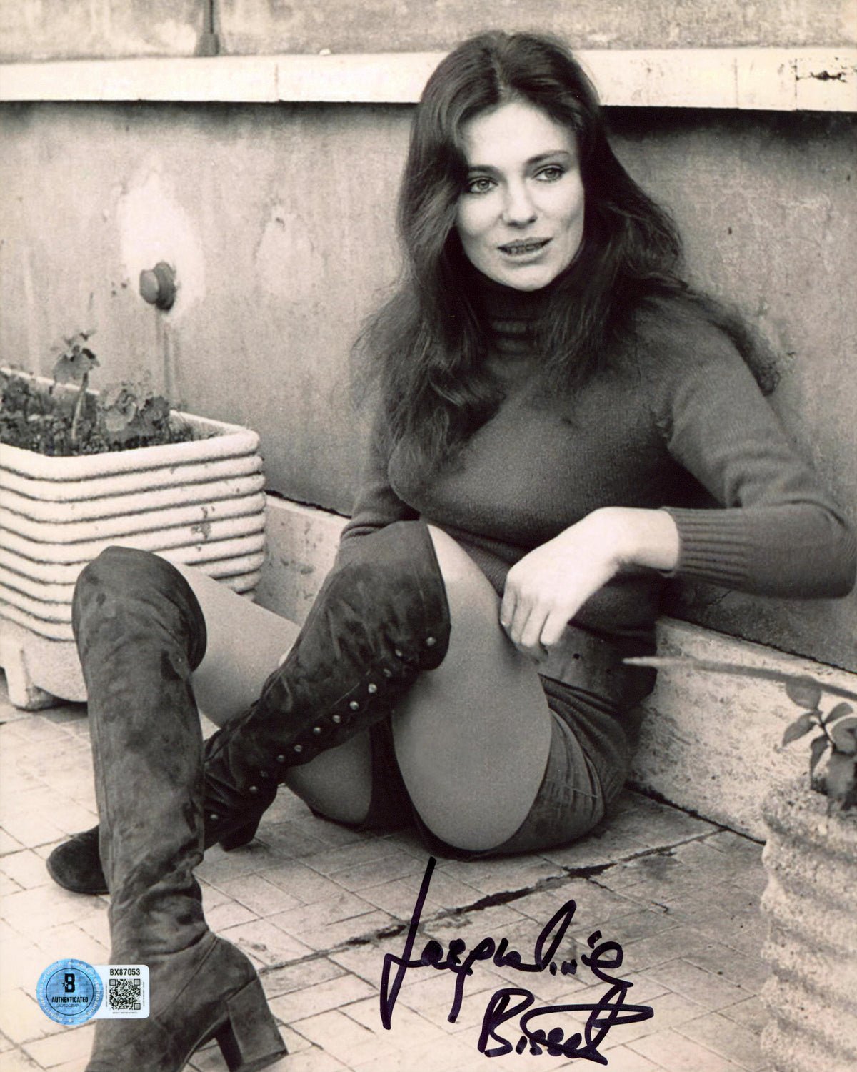 Jacqueline Bisset The Deep Authentic Signed 8x10 Vertical Photo BAS 12