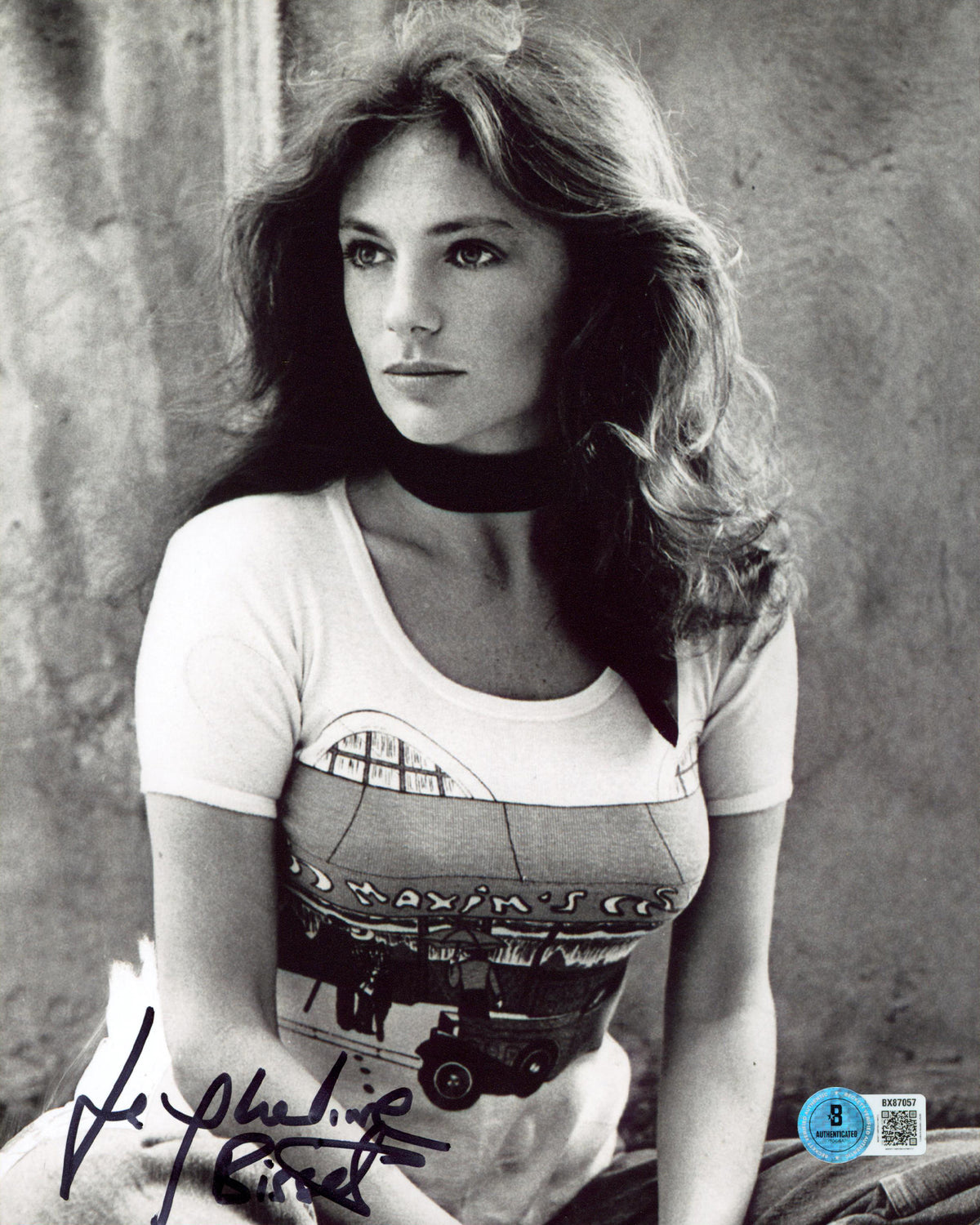 Jacqueline Bisset The Deep Authentic Signed 8x10 Vertical Photo BAS 15