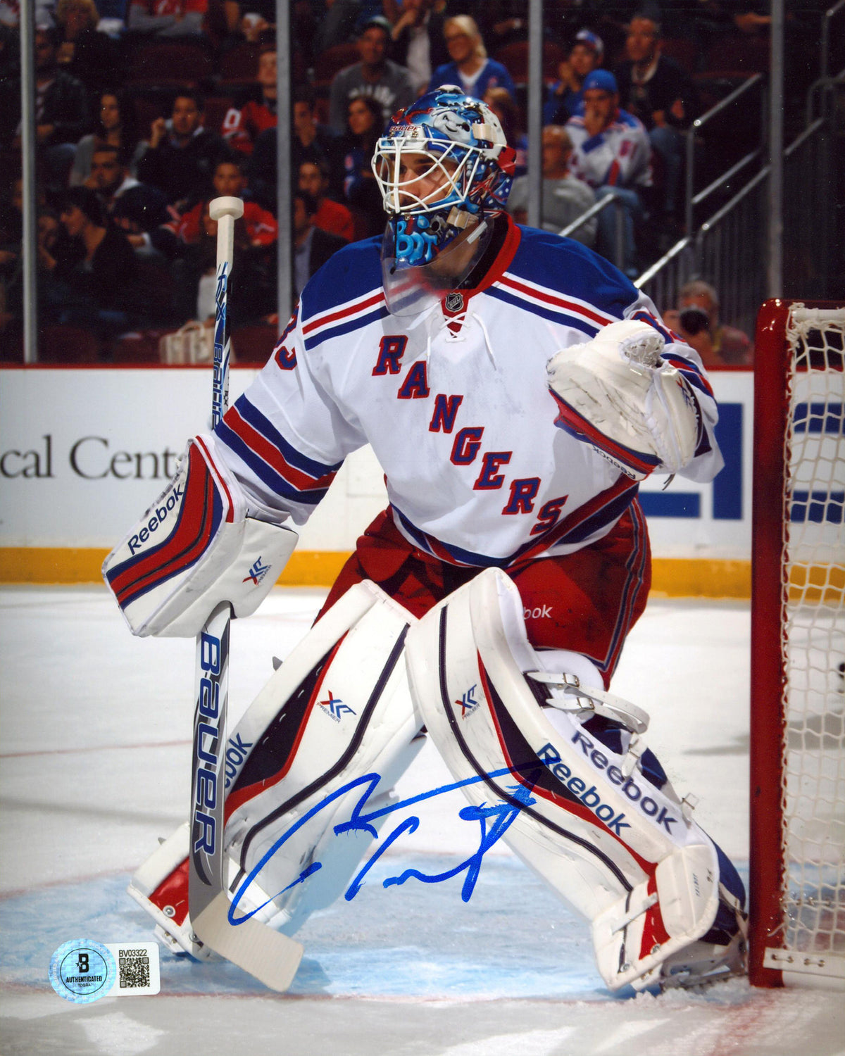 Rangers Cam Talbot Authentic Signed 8x10 Vertical Photo BAS #BV03322