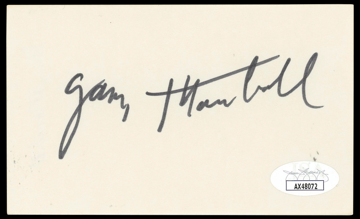 Garry Marshall Authentic Signed 3x5 Index Card Autographed JSA #AX48072