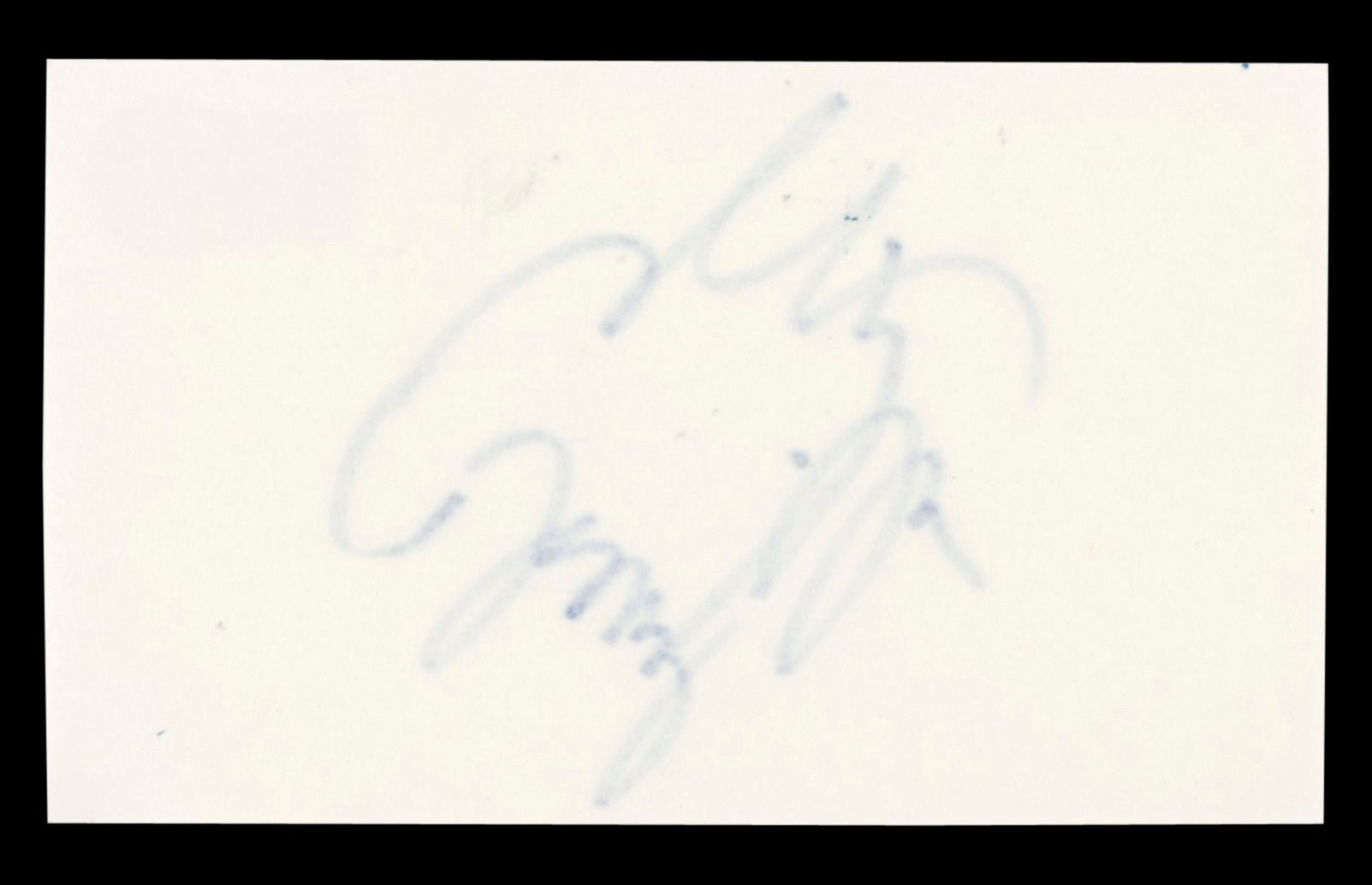 Cheryl Miller WNBA Legend Authentic Signed 3x5 Index Card BAS #BT03523