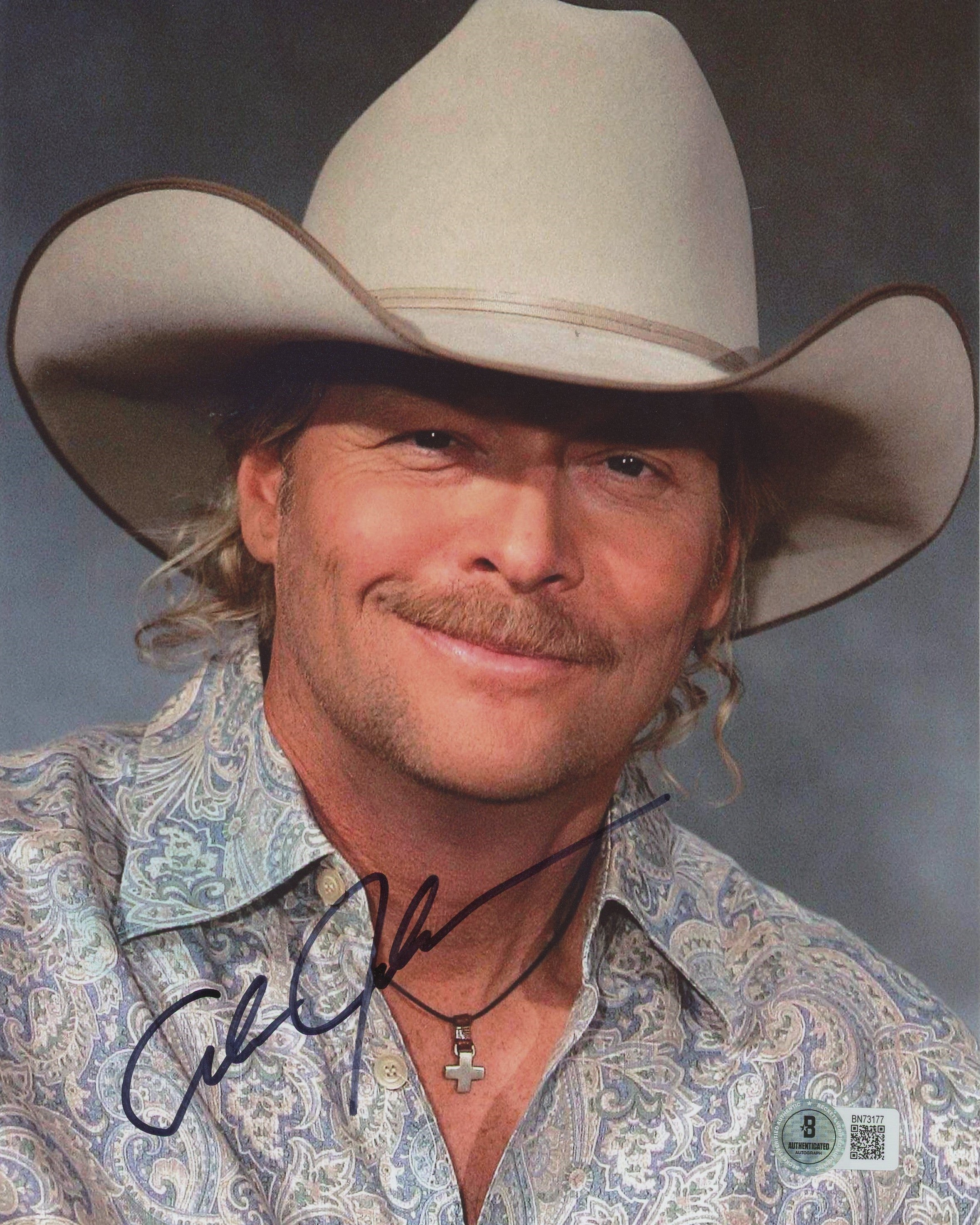 Alan Jackson Country Musician Authentic Signed 8x10 Photo BAS #BN73177