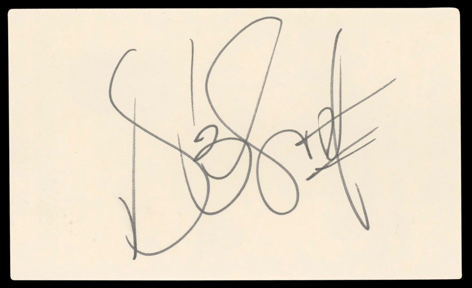 Al B. Sure Authentic Signed 3x5 Index Card Autographed BAS #BL96895