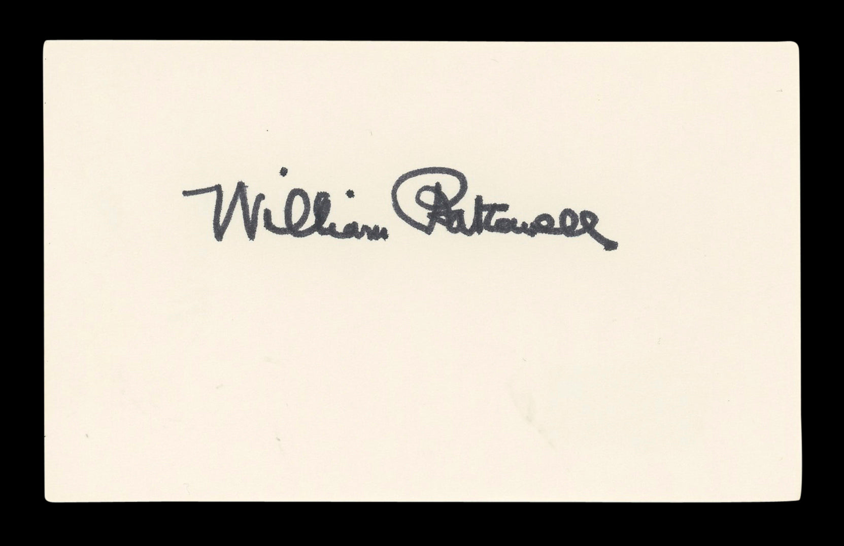 William Bakewell Quiet on the Western Front Signed 3x5 Index Card BAS #AD70348
