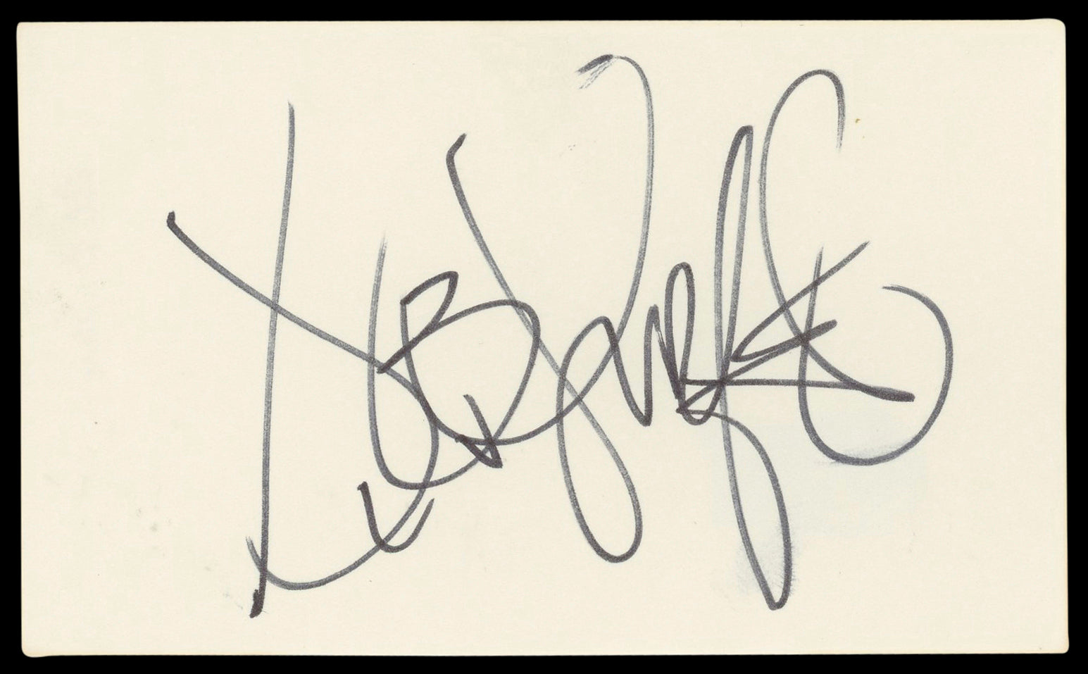 Al B. Sure Authentic Signed 3x5 Index Card Autographed BAS #BL96896