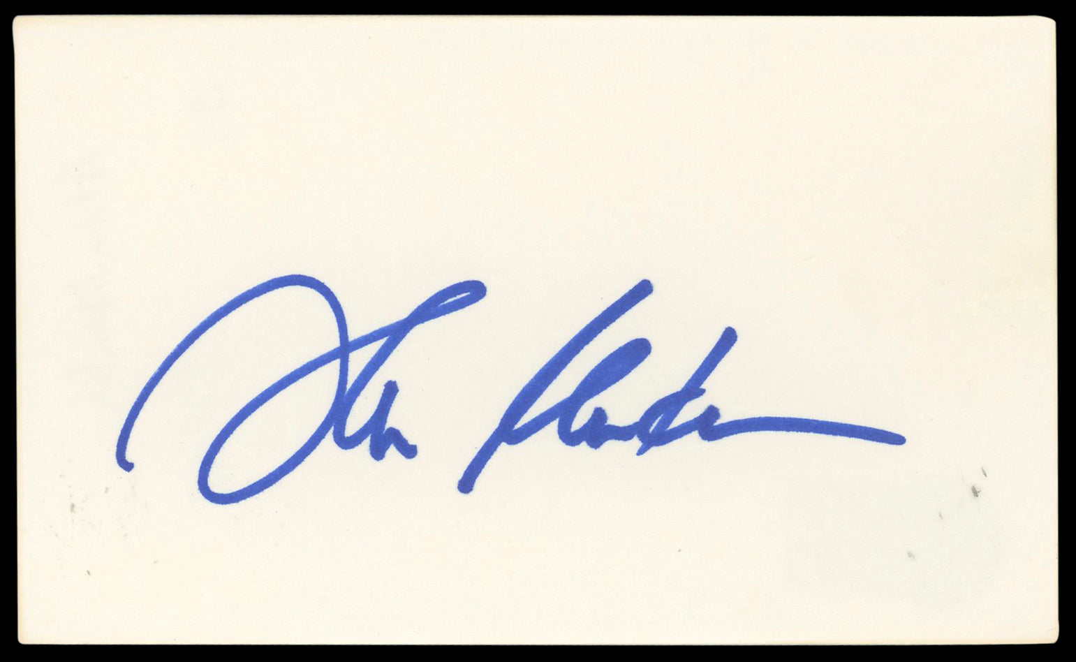 Alan Menken Beauty and the Beast Authentic Signed 3x5 Index Card BAS #BN89128