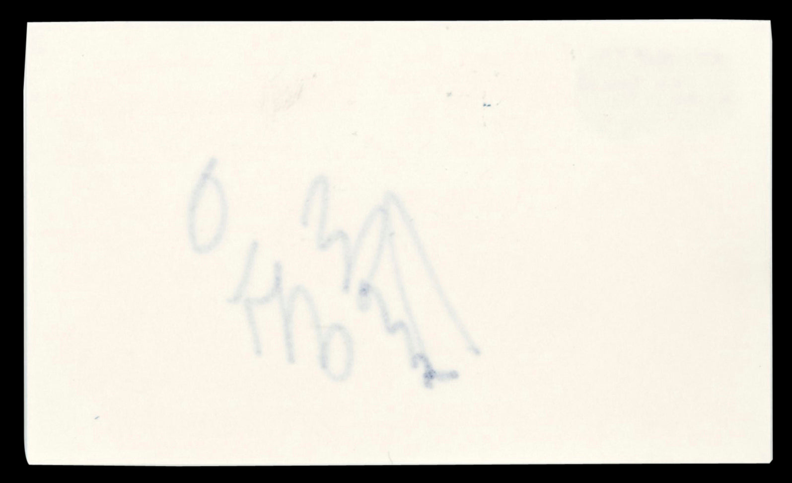 WWE Disco Inferno Authentic Signed 3x5 Index Card Autographed BAS #BT03543