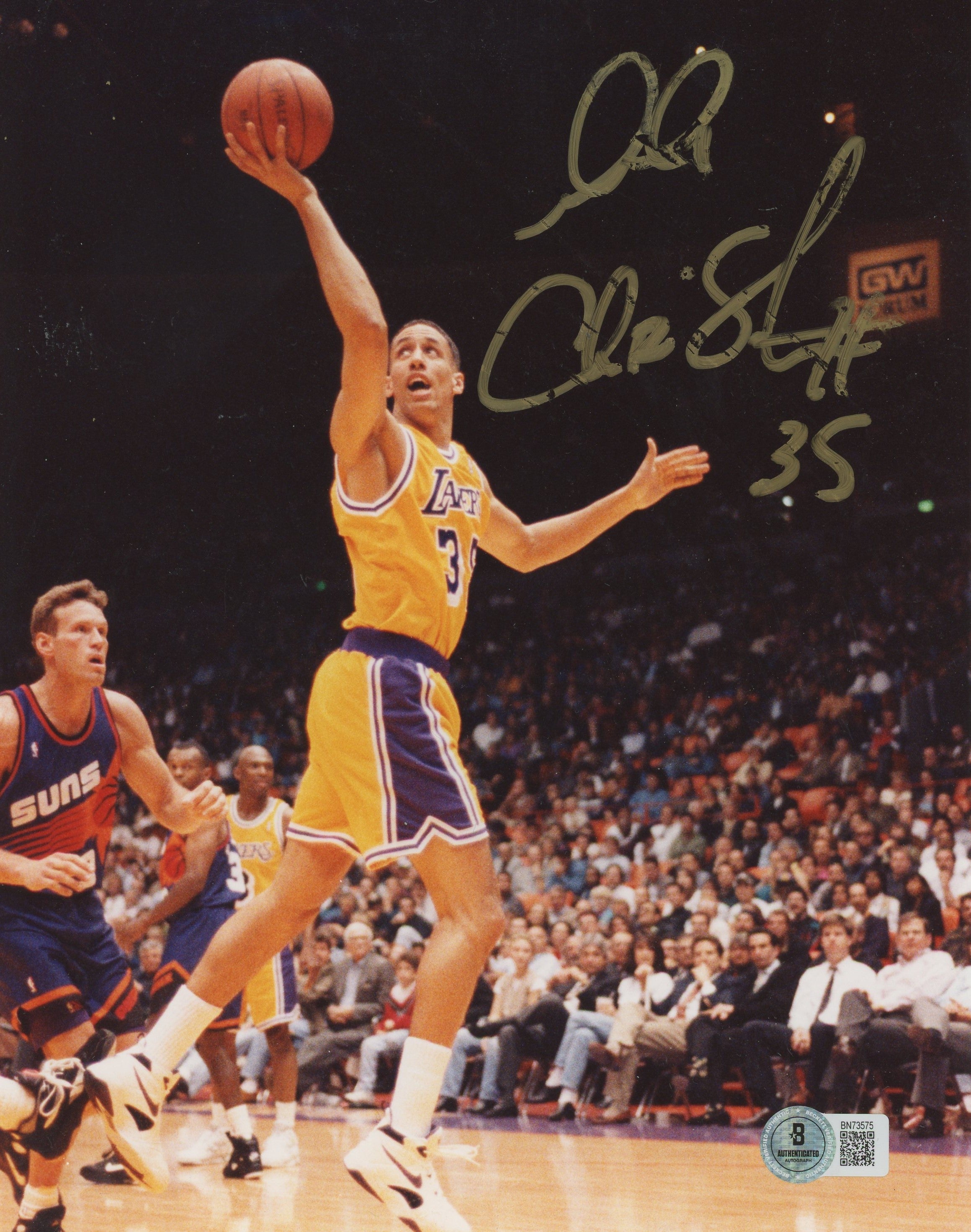 Lakers Doug Christie Authentic Signed 8x10 Photo Autographed BAS #BN73575