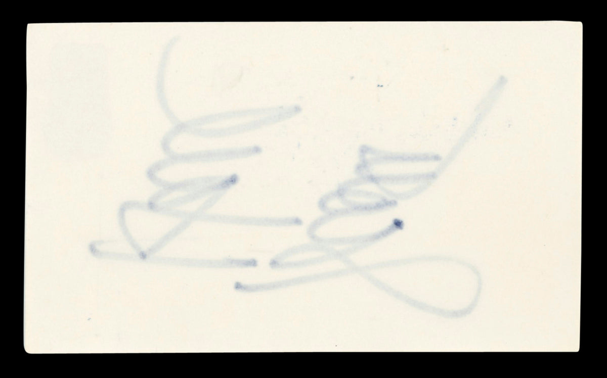 WWE Scott Hall Authentic Signed 3x5 Index Card Autographed BAS #BT03532