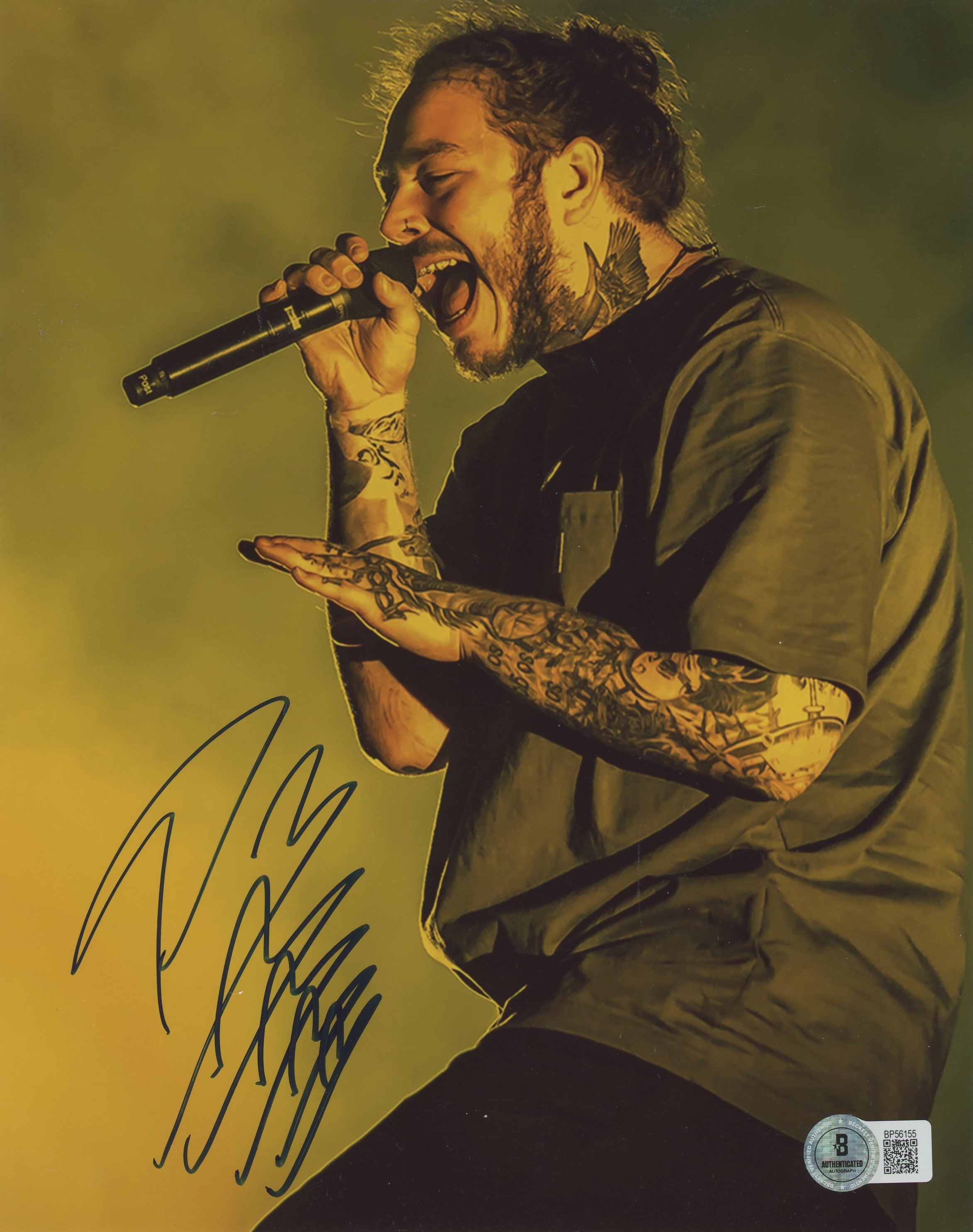 Post Malone Authentic Signed 8x10 Photo Autographed BAS #BP56155