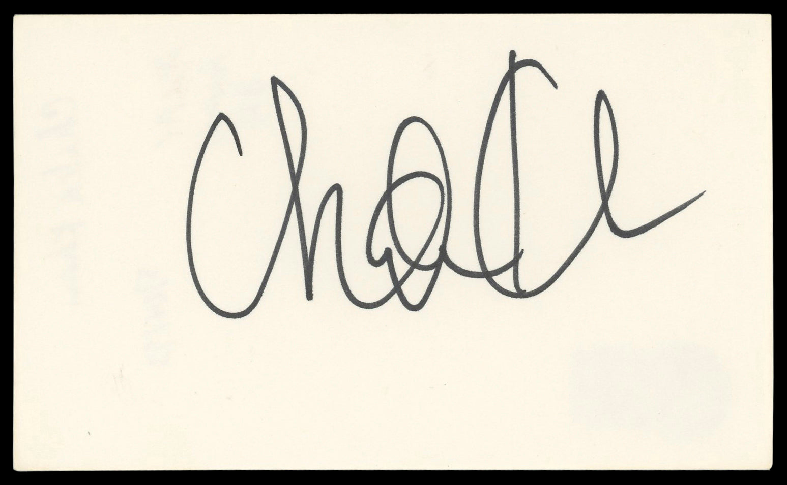 Chaka Khan The Blues Brothers Authentic Signed 3x5 Index Card BAS #BM56973
