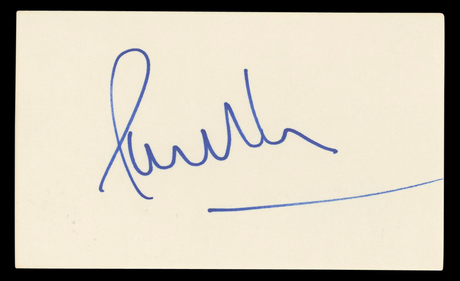 Paul Anka Musician Authentic Signed 3x5 Index Card Autographed BAS #BL96914