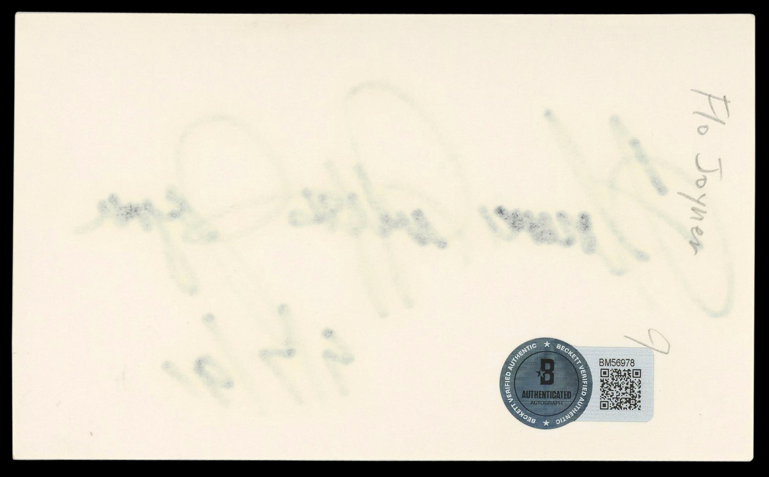 Florence Griffith Joyner "9/7/91" Authentic Signed 3x5 Index Card BAS #BM56978