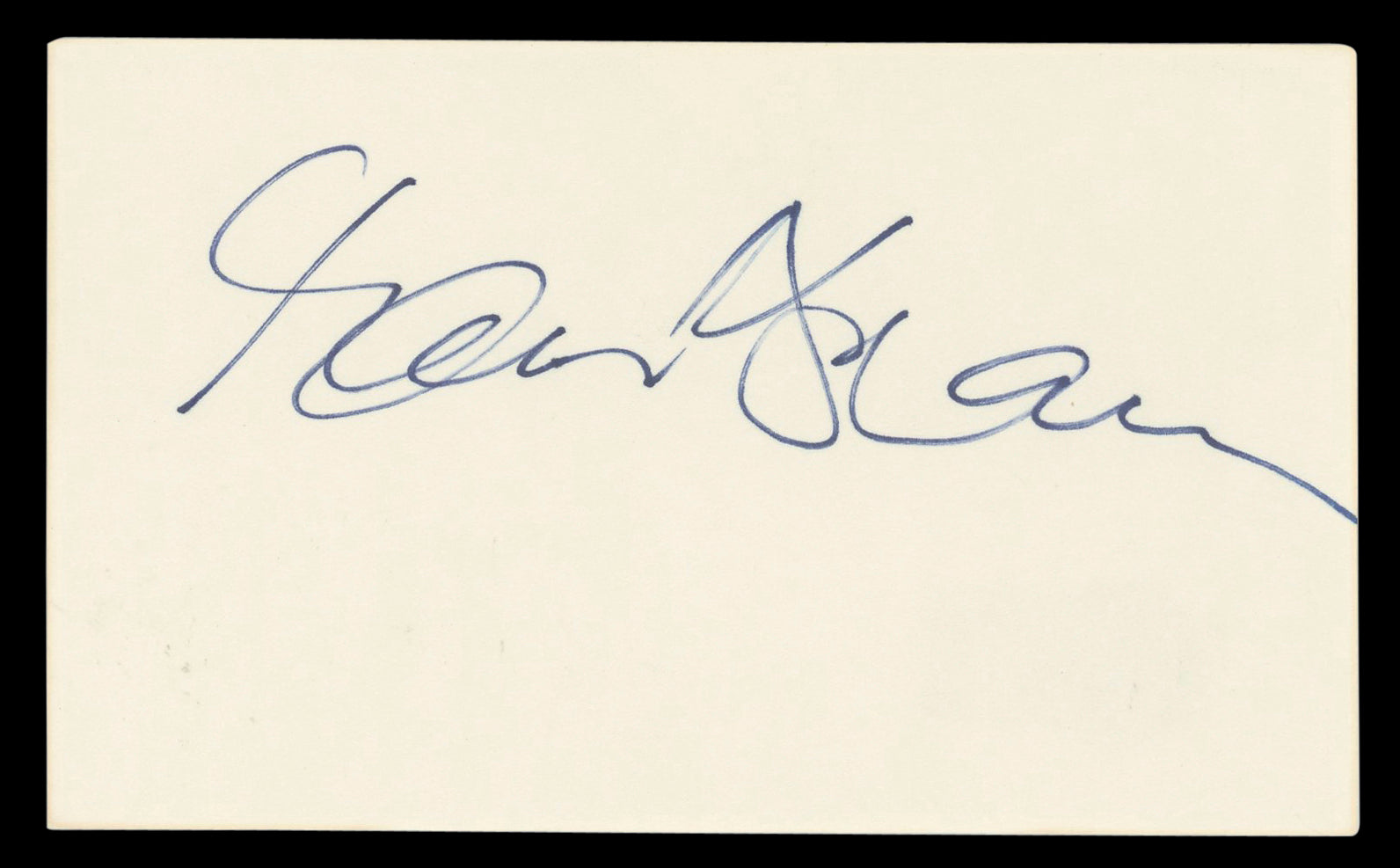 Maude Adams Peter Pan Authentic Signed 3x5 Index Card Autographed BAS #BL96918
