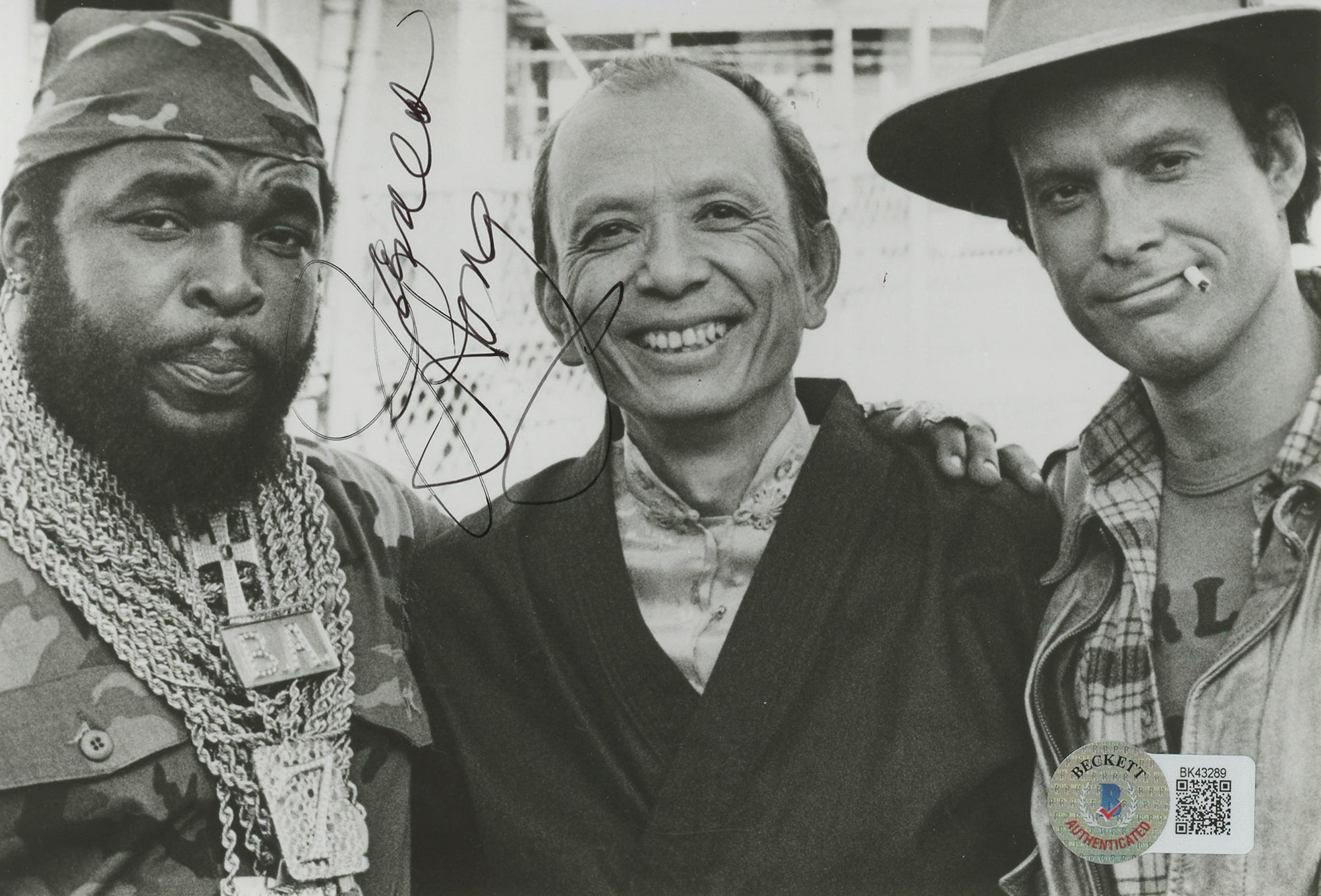 James Hong The A-Team Authentic Signed 6.75x4.5 Photo Autographed BAS #BK43289