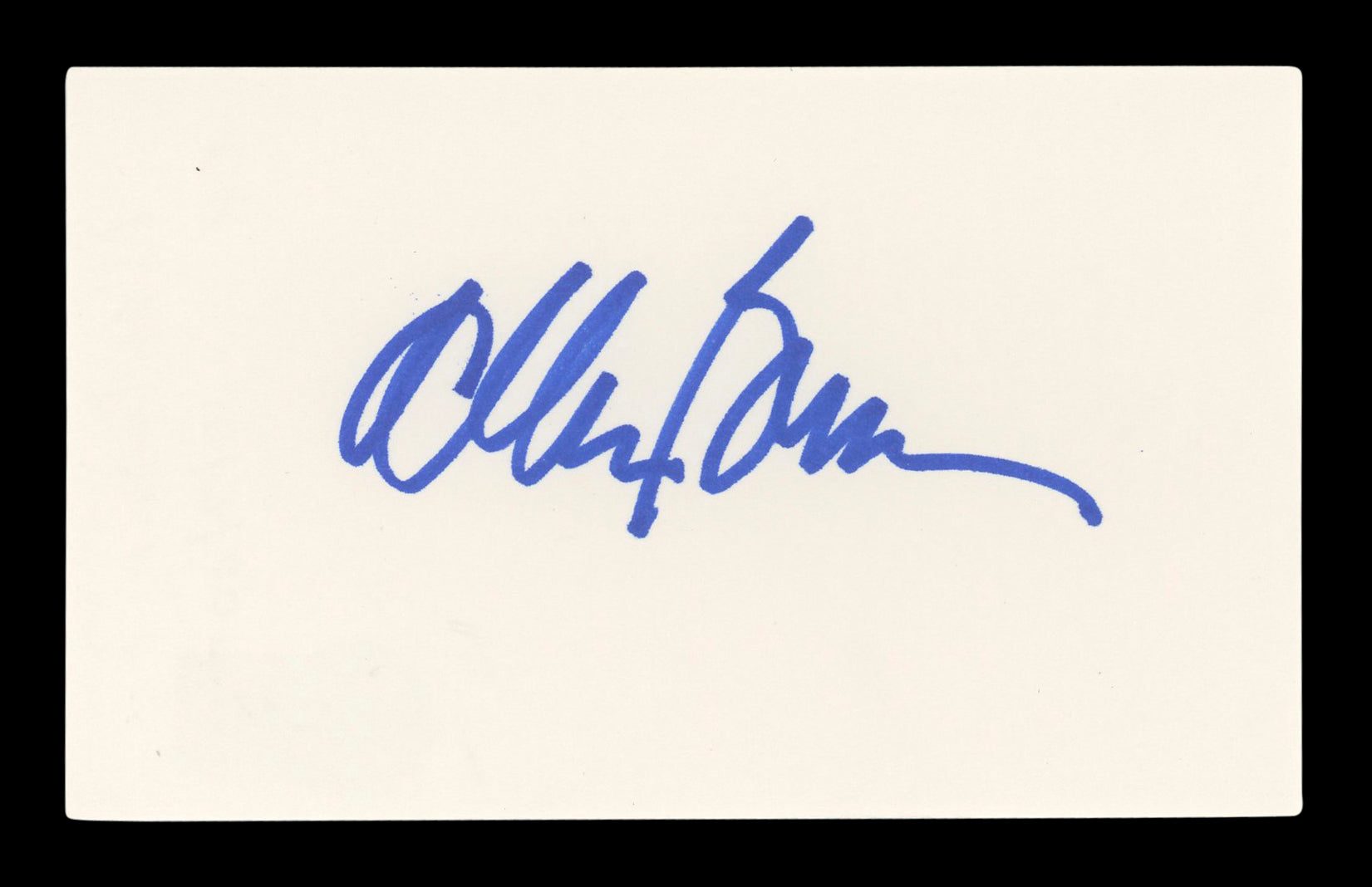 Allan Burns The Mary Tyler Moore Show Signed 3x5 Index Card BAS #BM57029