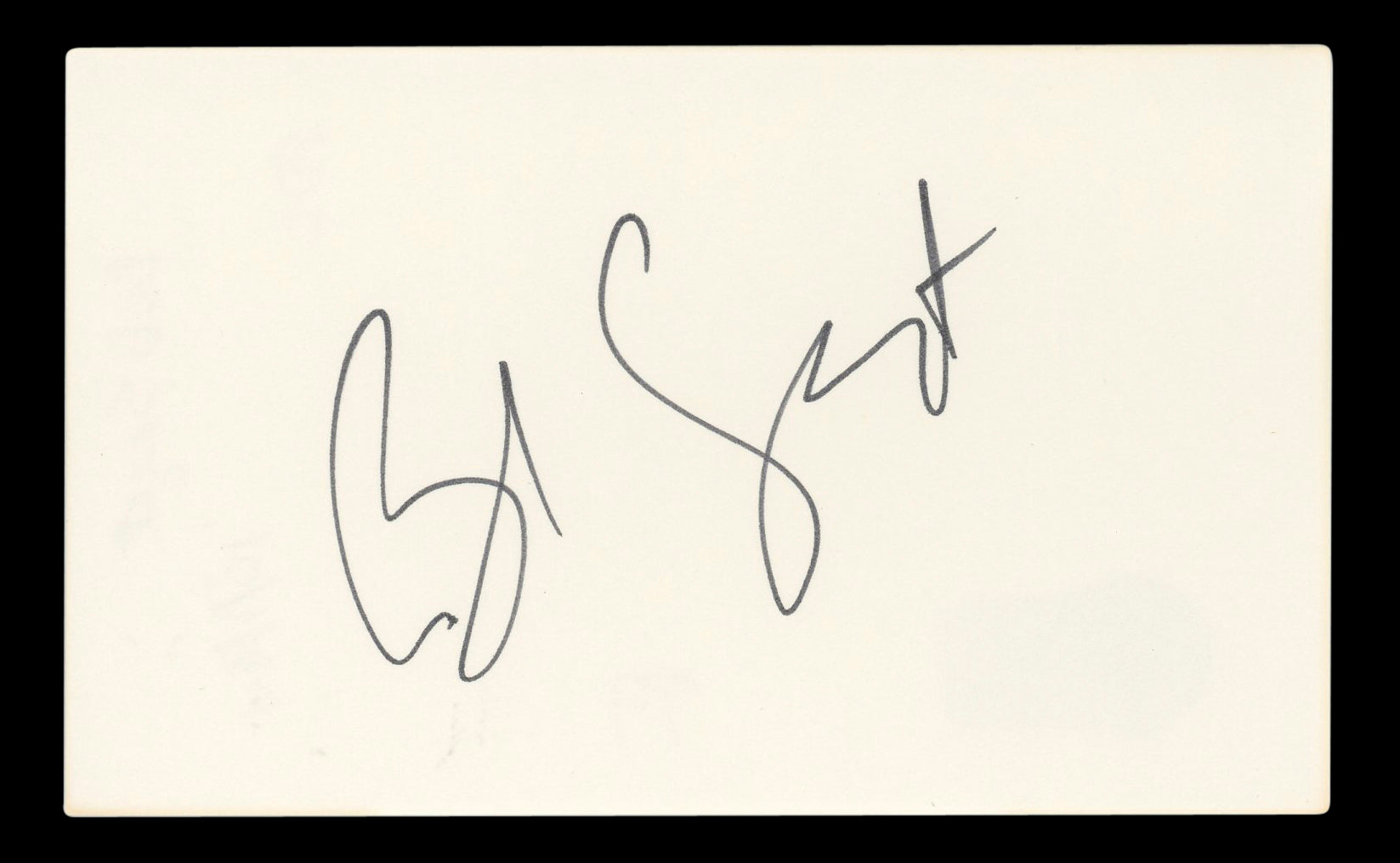 Bob Saget Full House Authentic Signed 3x5 Index Card Autographed BAS #BL96403