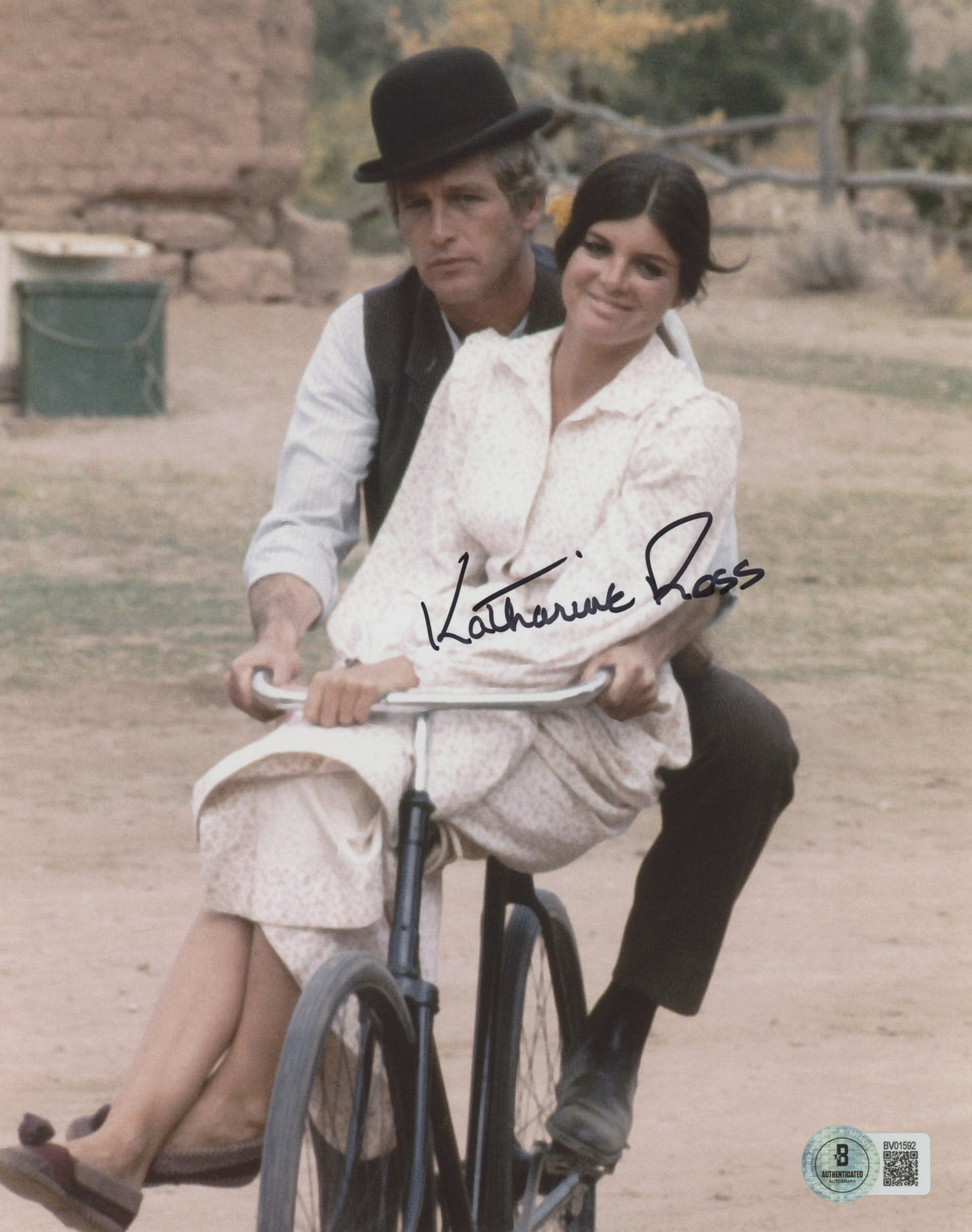 Katharine Ross Butch Cassidy Authentic Signed 8x10 Vertical Photo BAS 6