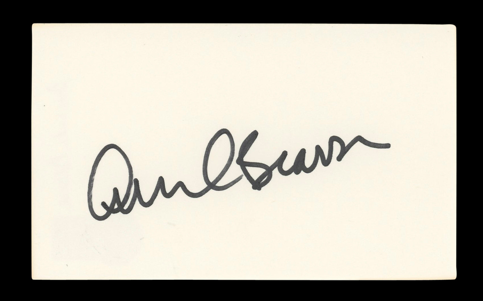 Amanda Bearse Married... with Children Signed 3x5 Index Card BAS #BM57037