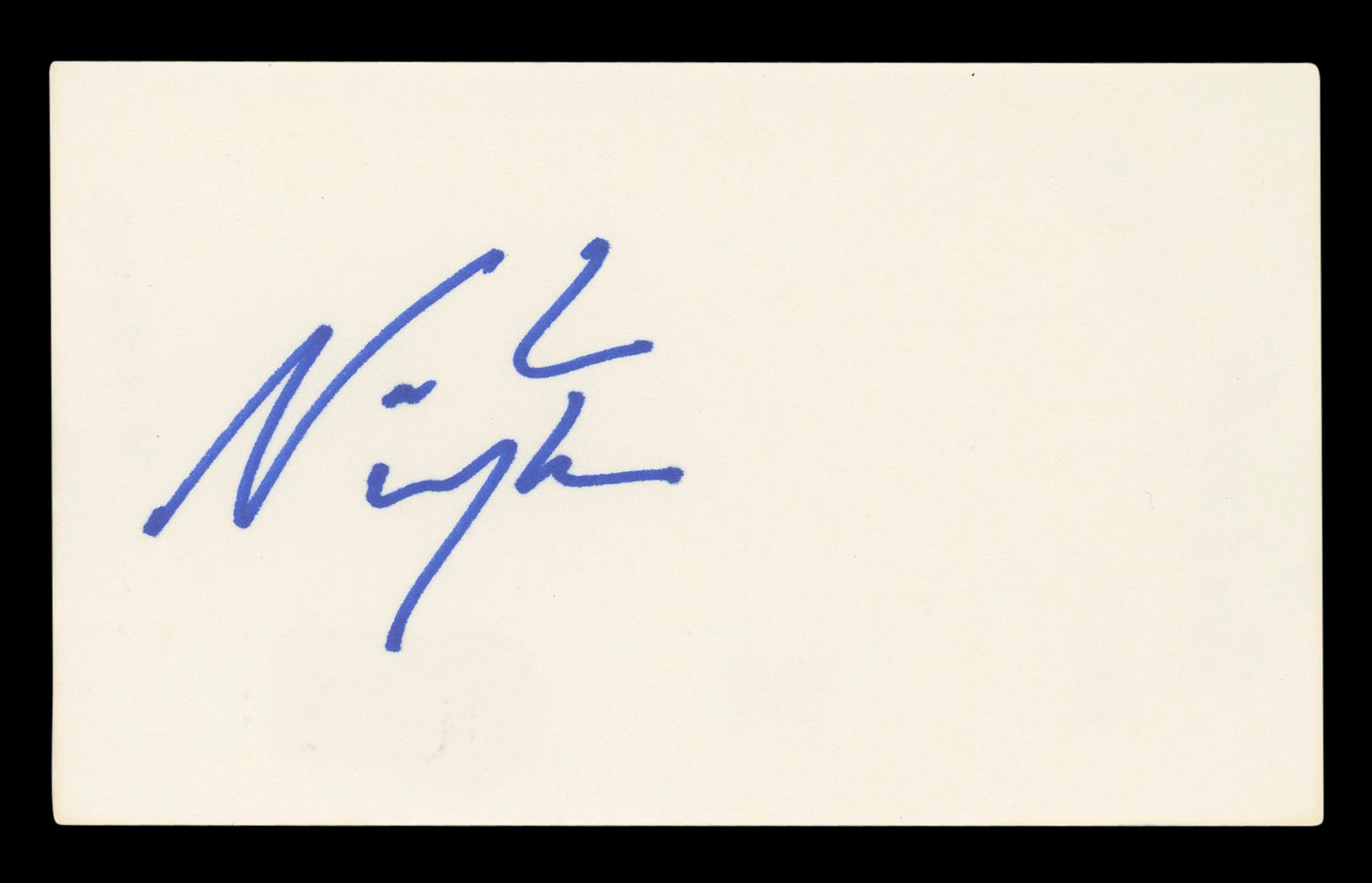 Noah Wyle ER Authentic Signed 3x5 Index Card Autographed BAS #BL96404
