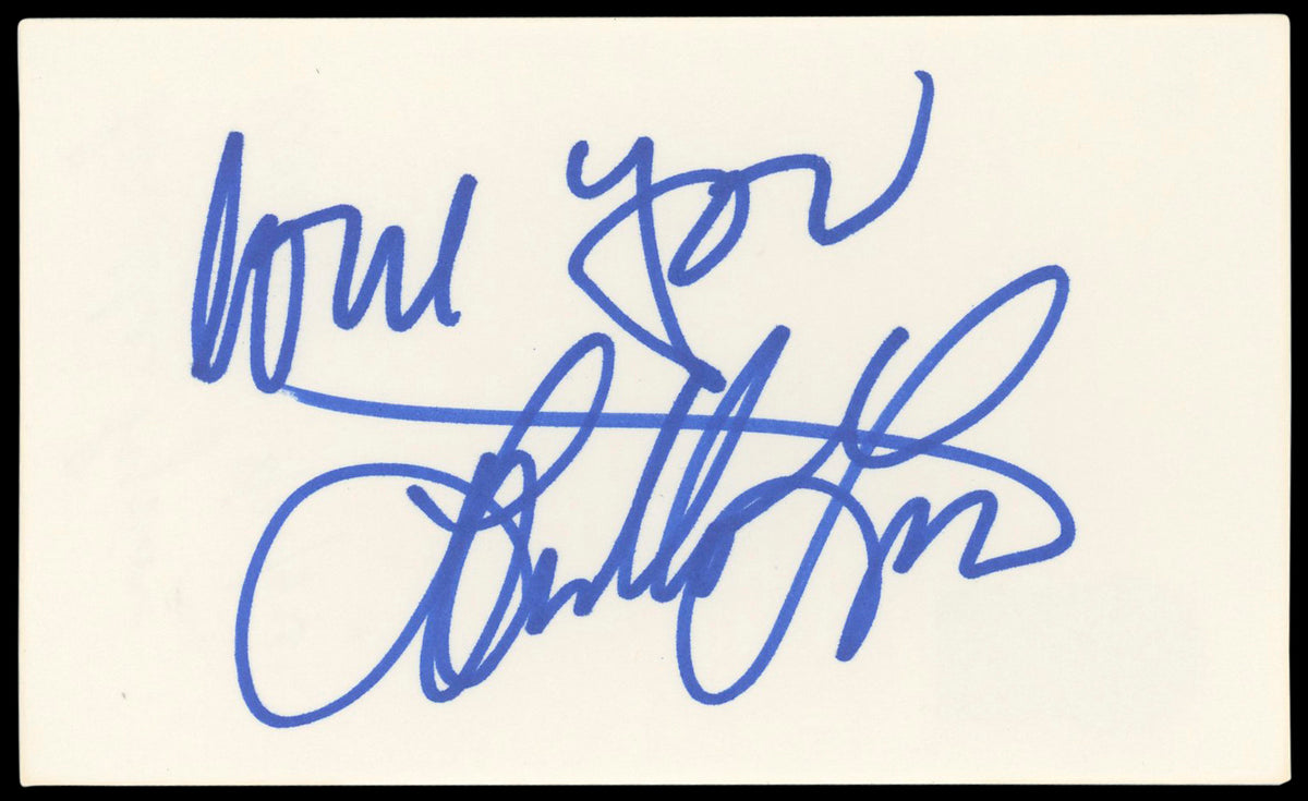 Loretta Lynn Coal Miner's Daughter "Love You" Signed 3x5 Index Card BAS #BM58633