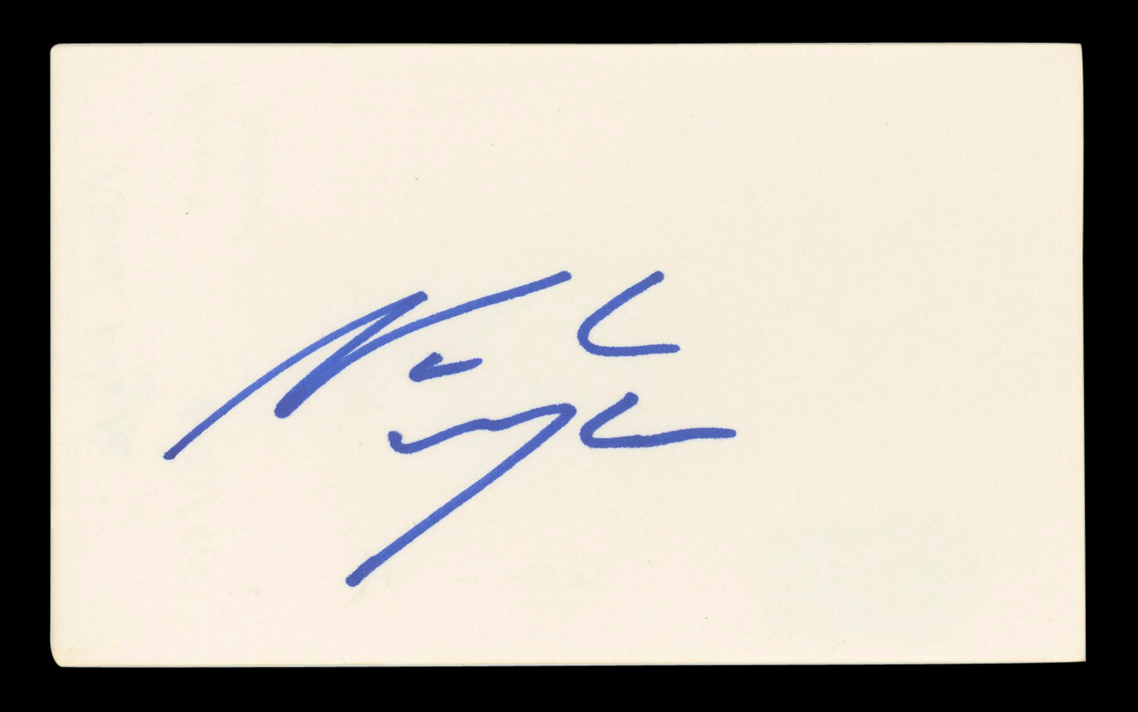 Noah Wyle ER Authentic Signed 3x5 Index Card Autographed BAS #BL96407