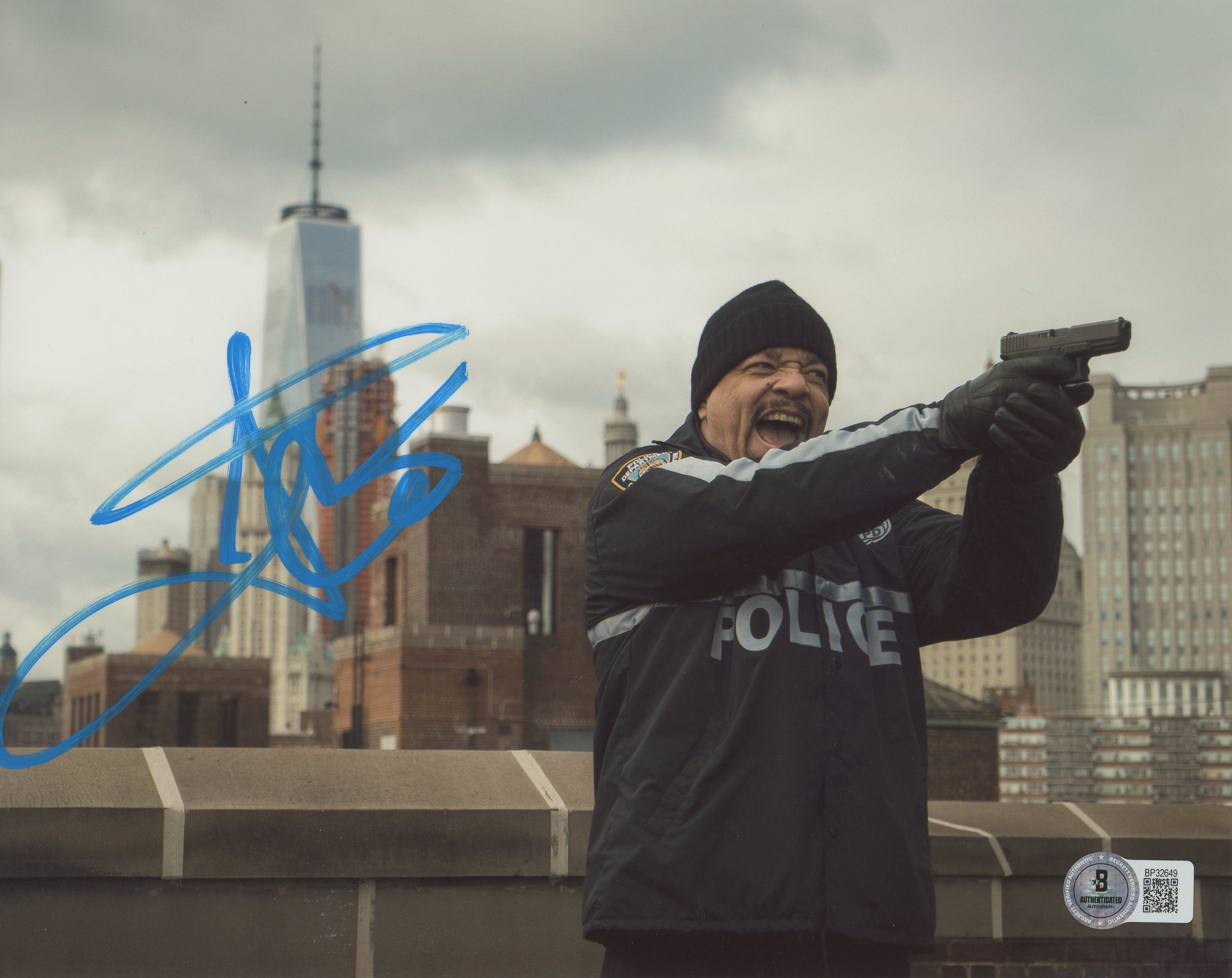 Ice-T Law & Order SVU Authentic Signed 8x10 Photo Autographed BAS #BP32649
