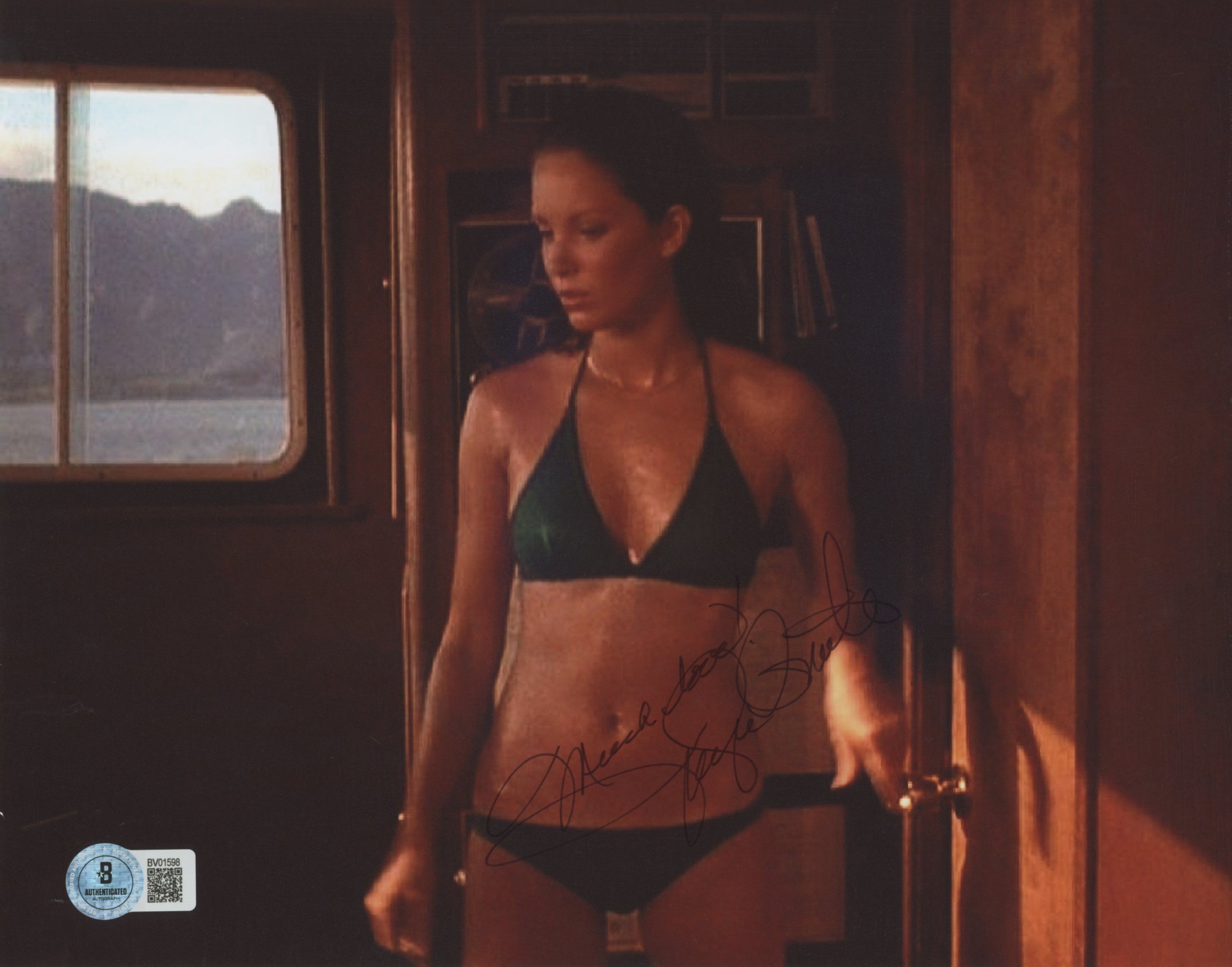 Jaclyn Smith Charlie's Angels "Much Love" Authentic Signed 8x10 Photo BAS 1