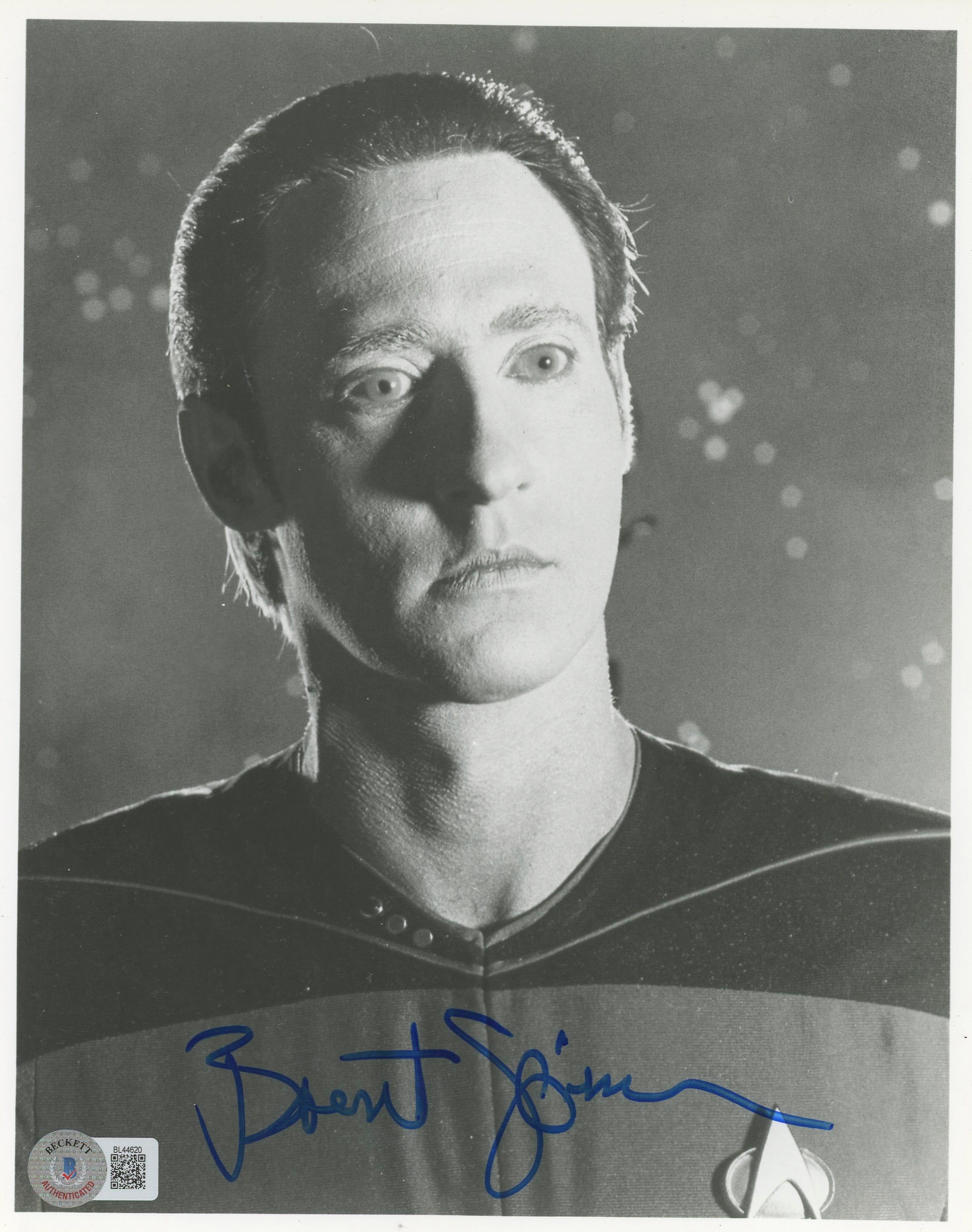 Brent Spiner Star Trek The Next Generation Signed 8x10 Photo BAS #BL44620