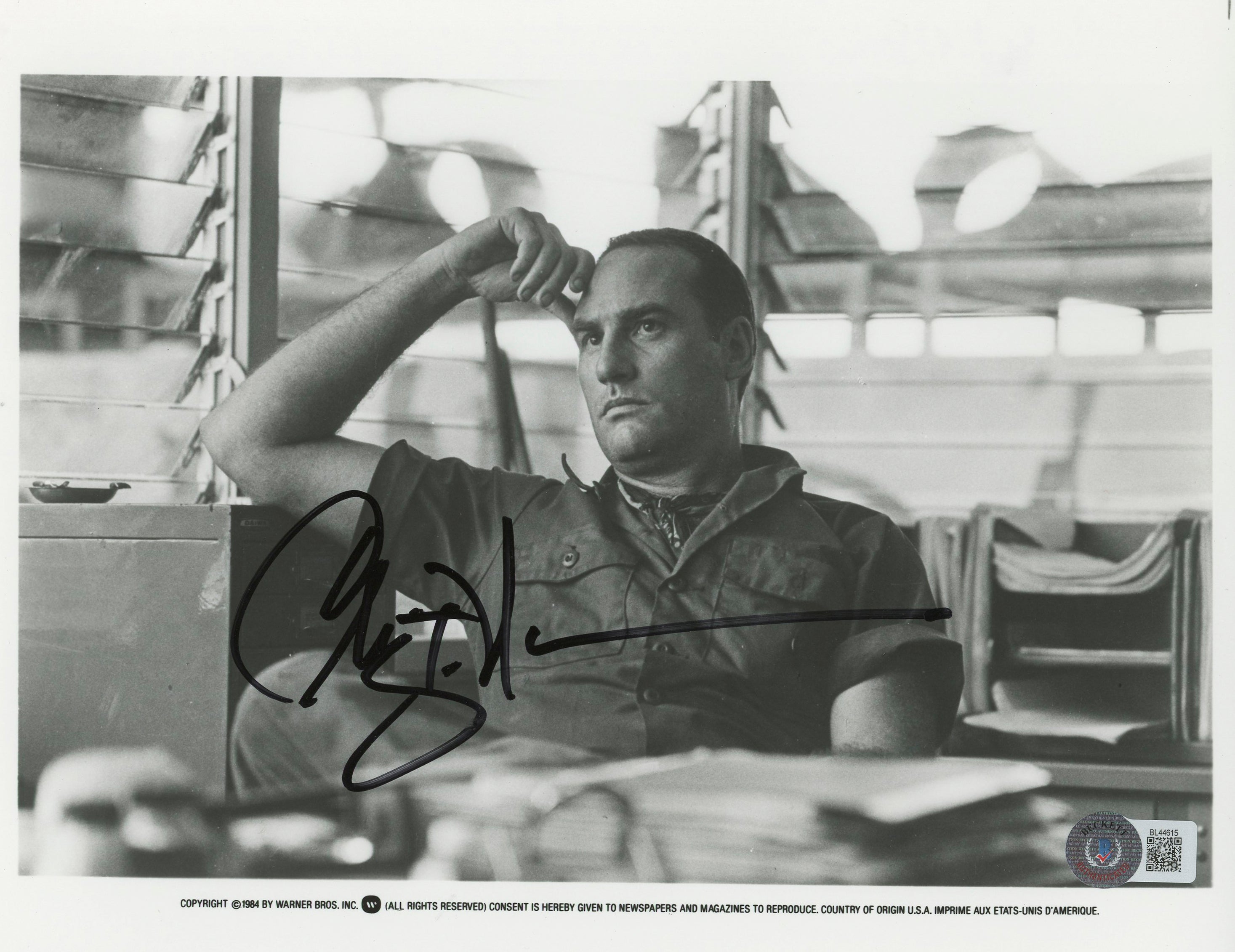 Craig T. Nelson Coach Authentic Signed 8x10 Black & White Photo BAS #BL44615