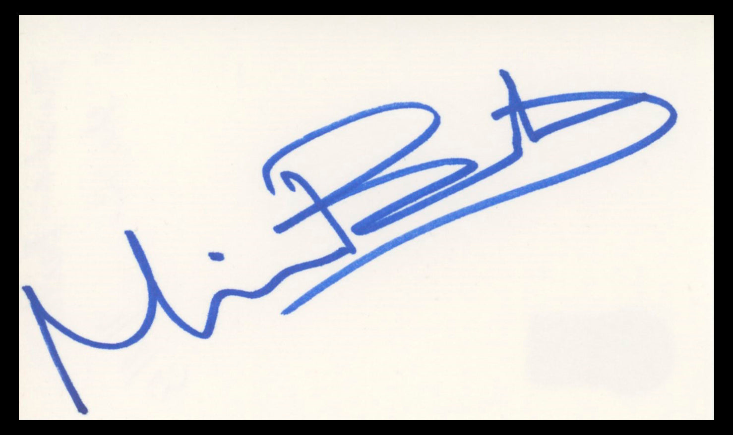 Mischa Barton The O.C. Authentic Signed 3x5 Index Card Autographed BAS #BV02190