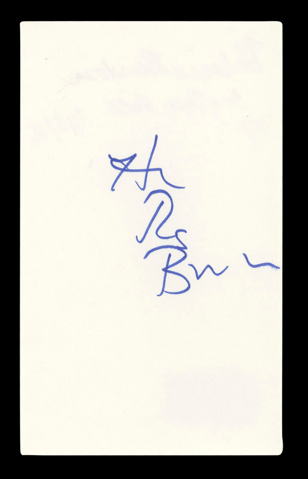 Hilarie Burton The Walking Dead Signed 3x5 Index Card Autographed BAS #AD70134