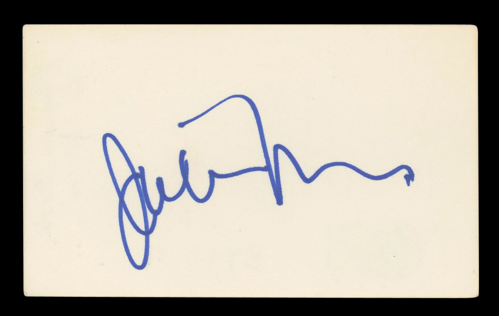 Julianne Moore Far From Heaven Authentic Signed 3x5 Index Card BAS #BL96570