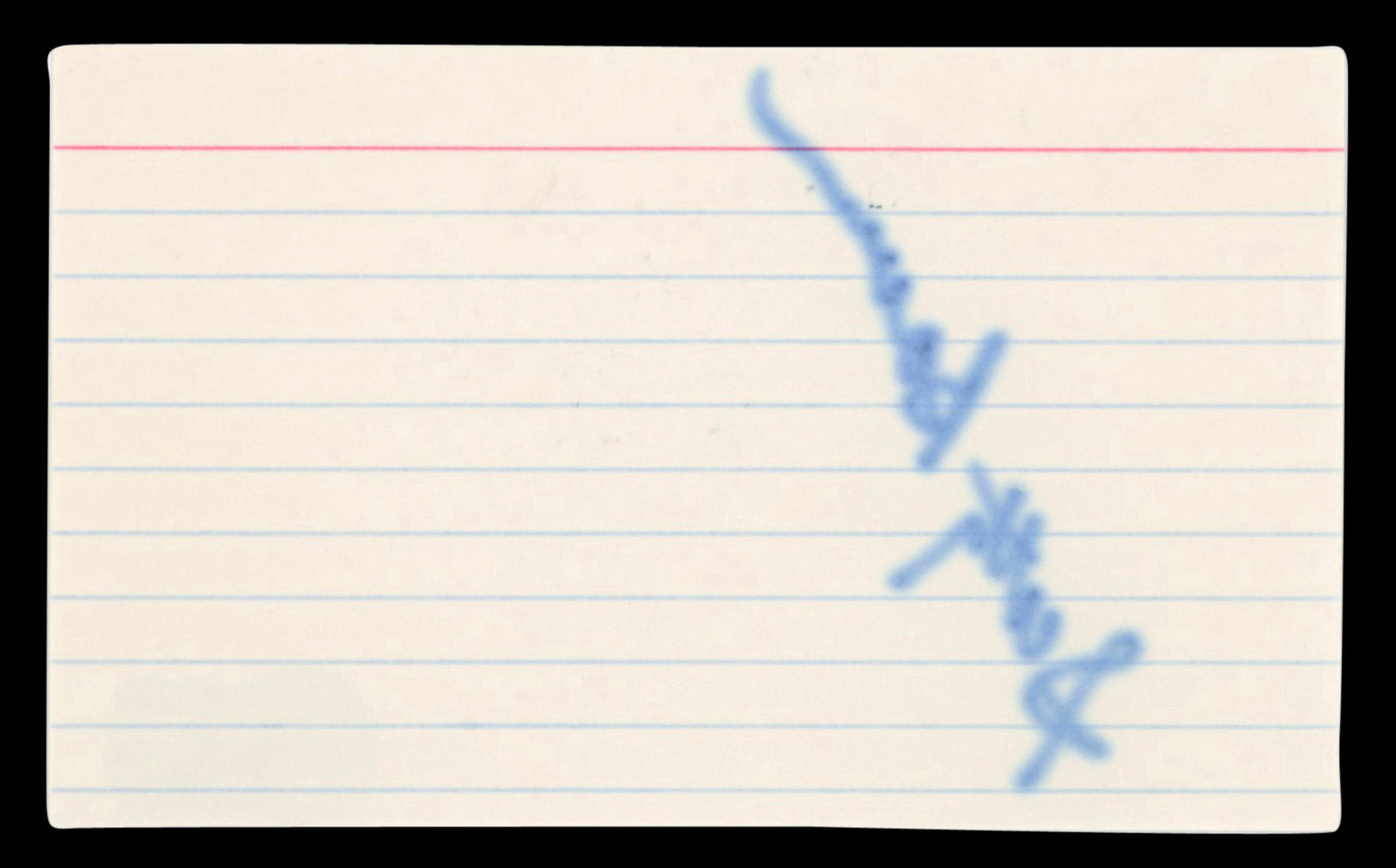 Red Wings Scotty Bowman Authentic Signed 3x5 Index Card Autographed BAS #BT03622