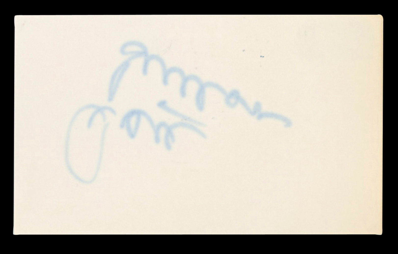 Dodgers Don Sutton Authentic Signed 3x5 Index Card Autographed BAS #BT03625