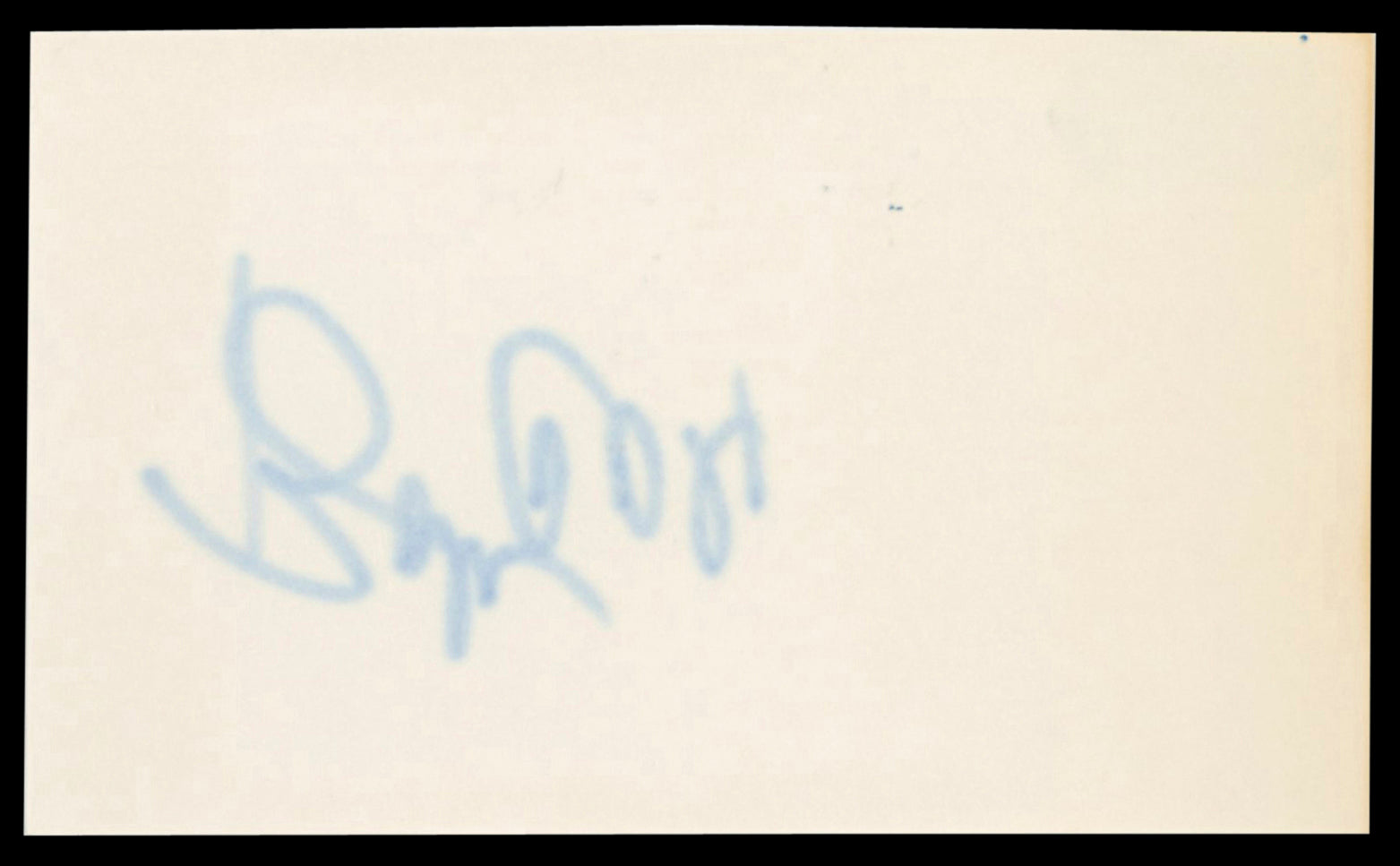 Braves Bobby Cox Authentic Signed 3x5 Index Card Autographed BAS #BT03626