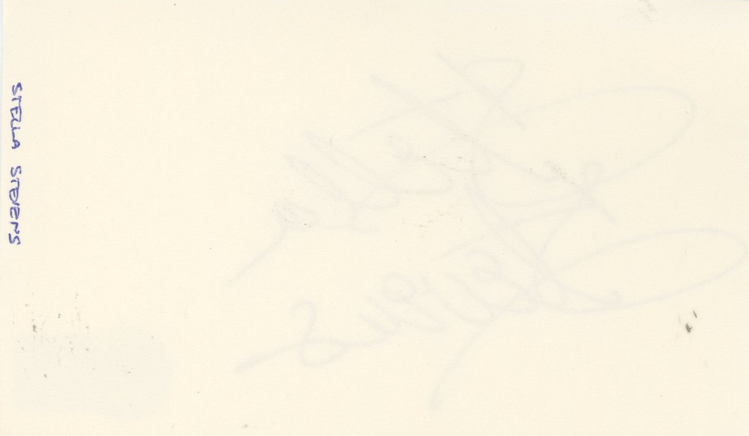 Stella Stevens Girls! Girls! Girls! Authentic Signed 3x5 Index Card BAS #BQ45358