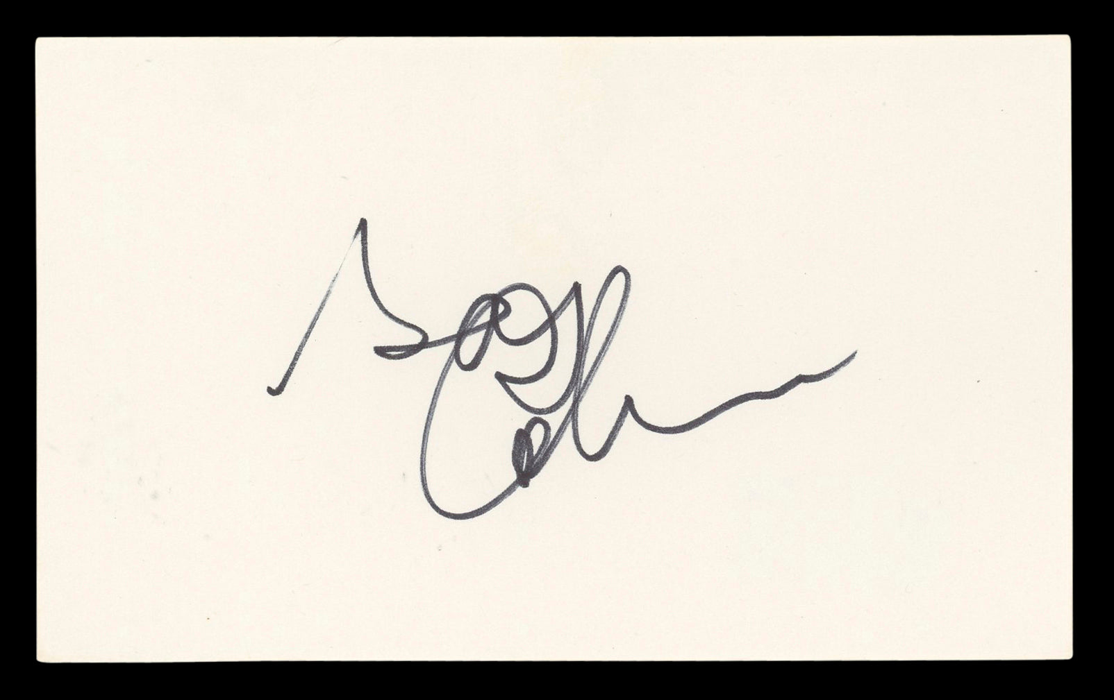 Gary Coleman Diff'rent Strokes Authentic Signed 3x5 Index Card BAS #BL98513
