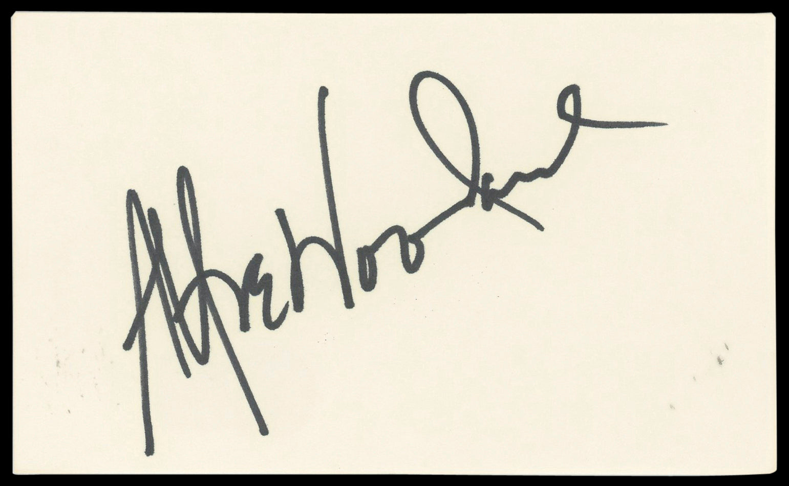 Alfre Woodard Star Trek: First Contact Signed 3x5 Index Card BAS #BN89425