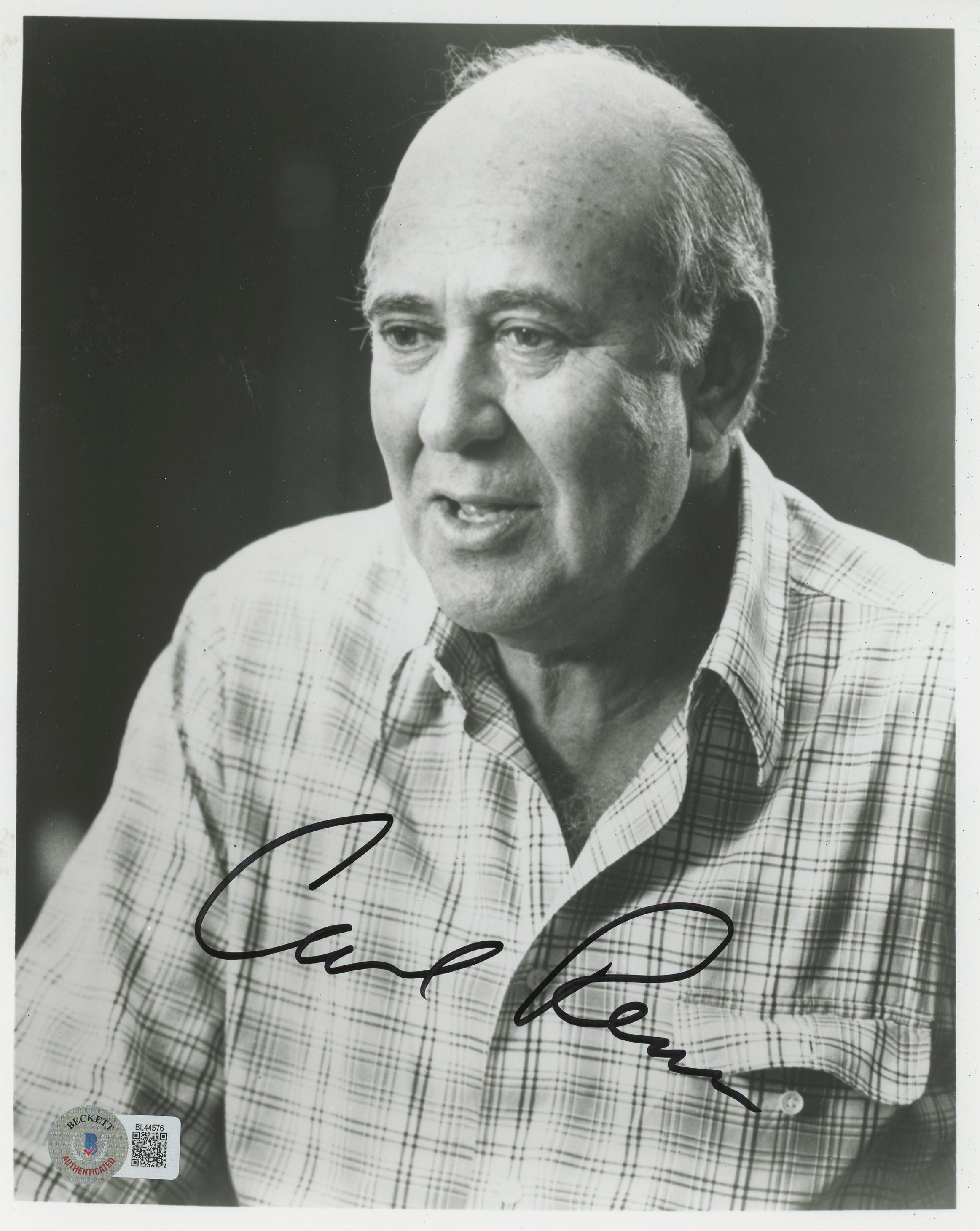 Carl Reiner The Dick Van Dyke Show Authentic Signed 8x10 Photo BAS #BL44576