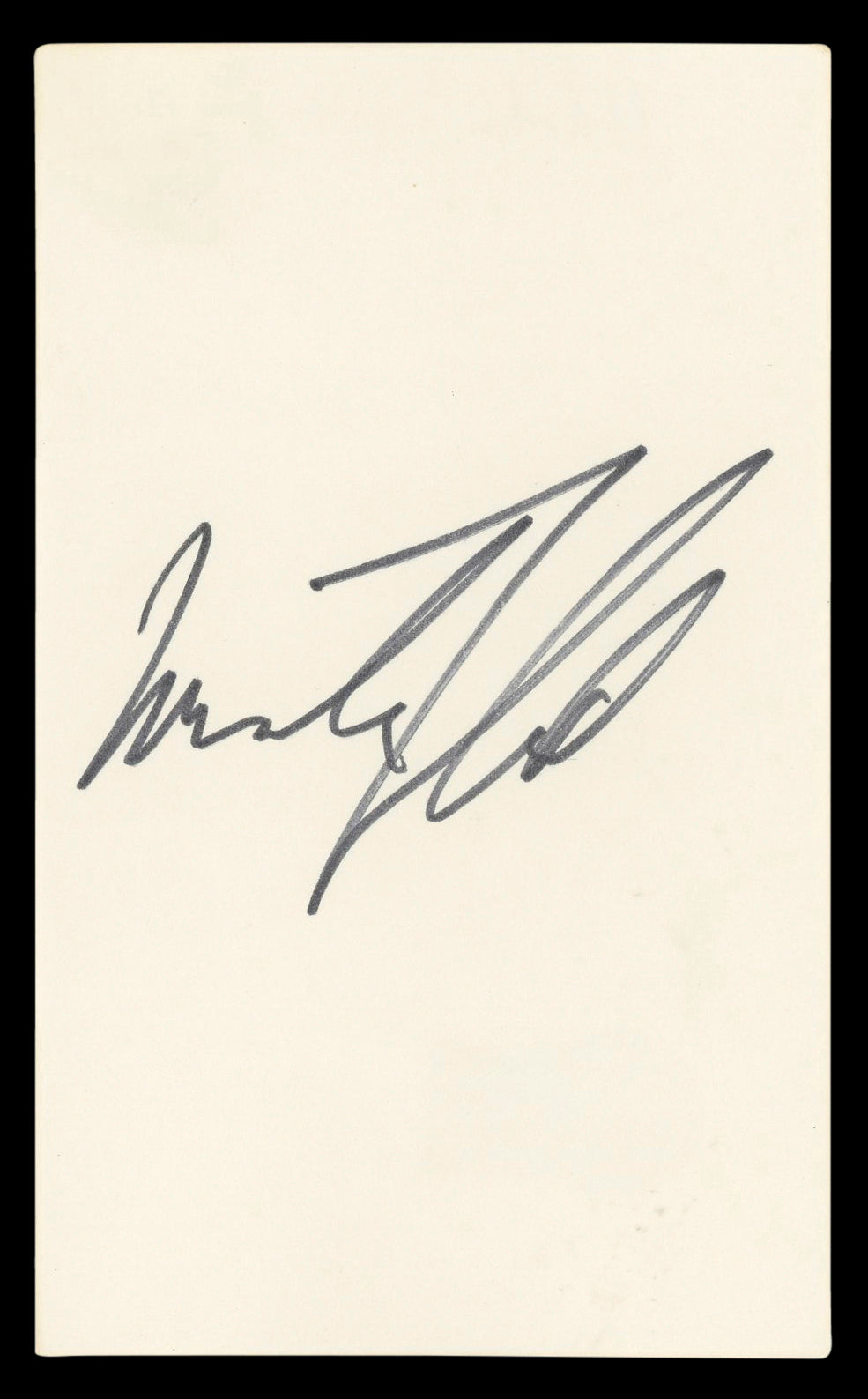 Martin Short Three Amigos! Authentic Signed 3x5 Index Card BAS #BL98507